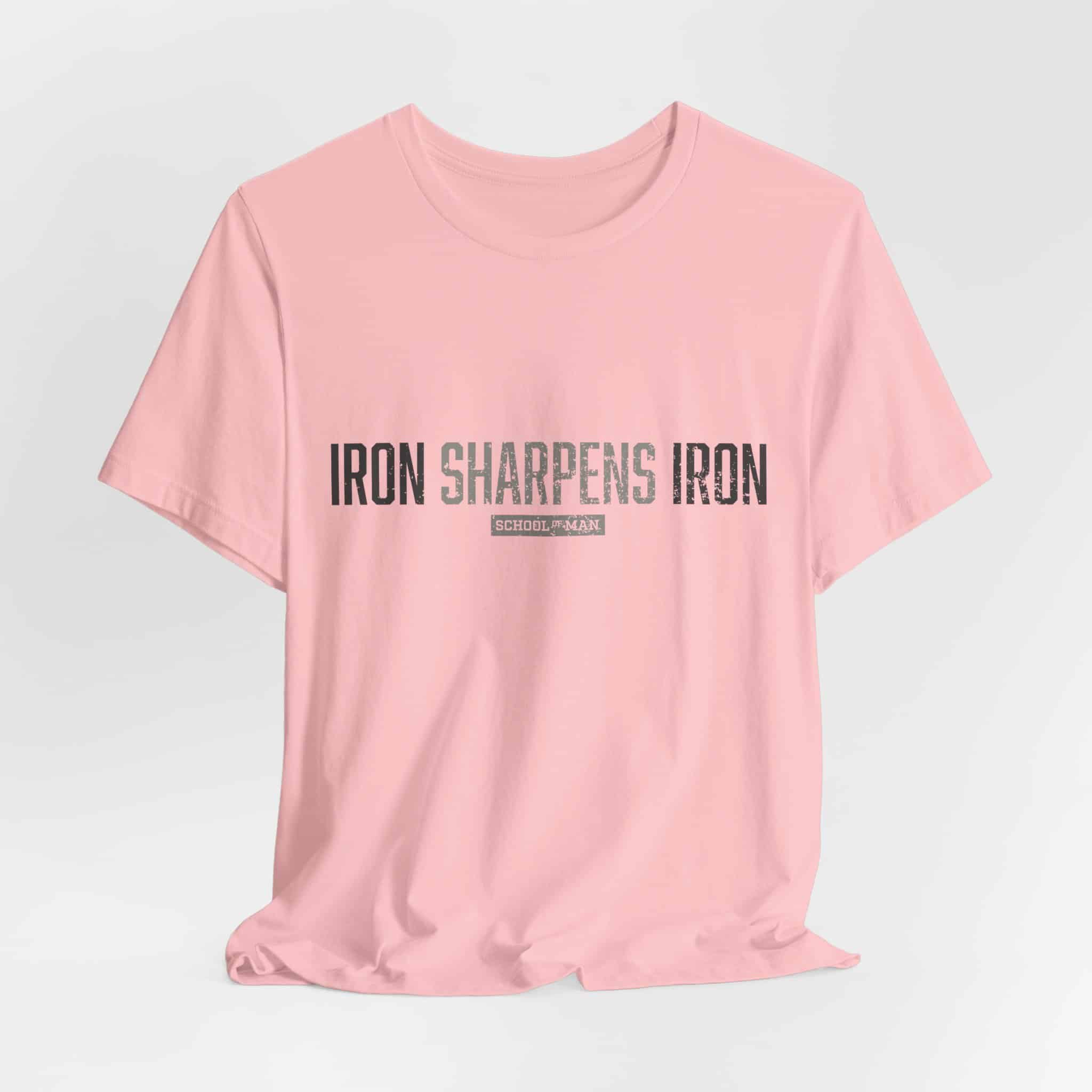 Iron Sharpens Iron T-Shirt | As One Man Sharpens Another, Faith-Based Tee - Image 52