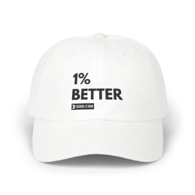 1% Better Dad Cap – Motivational Embroidered Classic Baseball Hat
