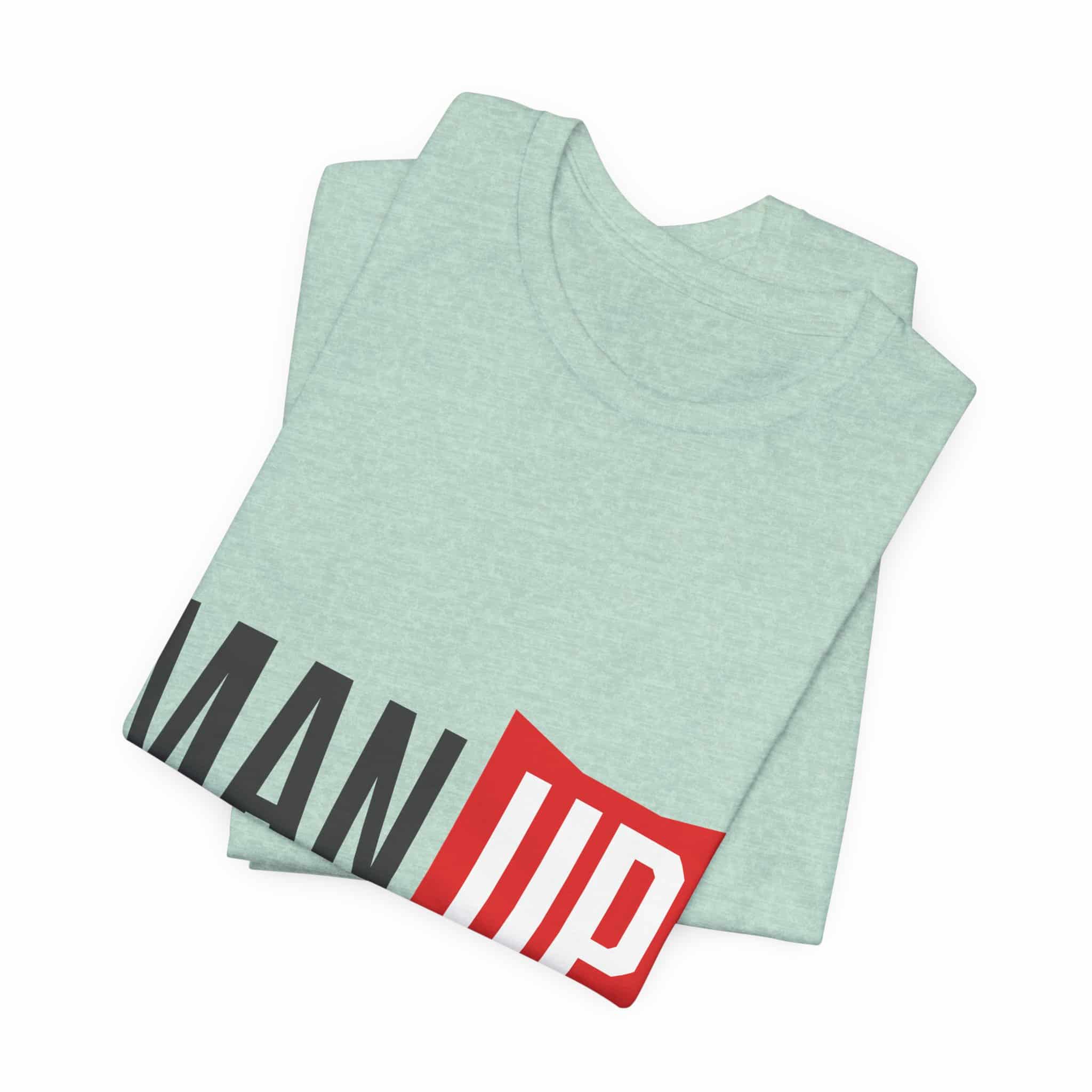 Man Up Shield logo T-Shirt | School of Man graphic tee - Image 30