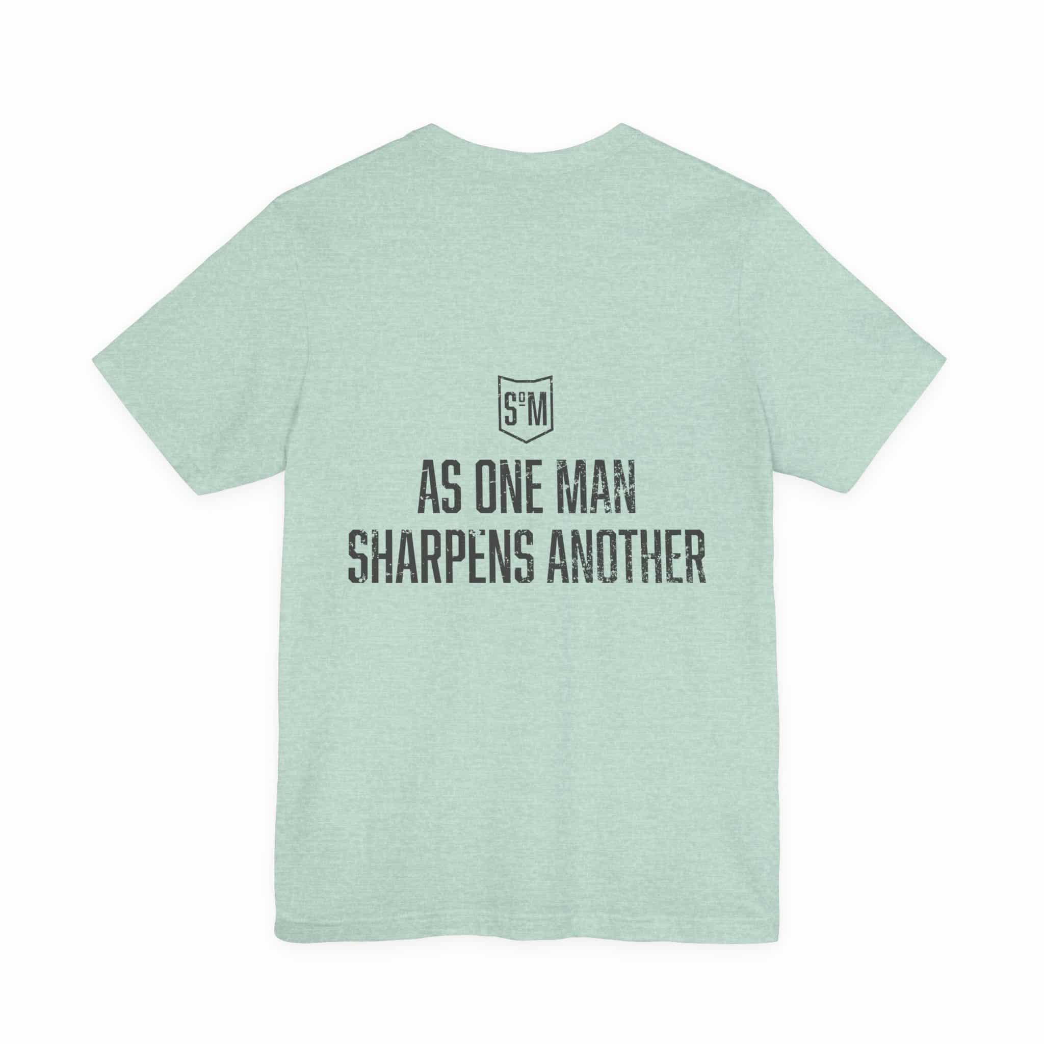 Iron Sharpens Iron tee | 'As One Man Sharpens Another' motivational shirt - Image 30