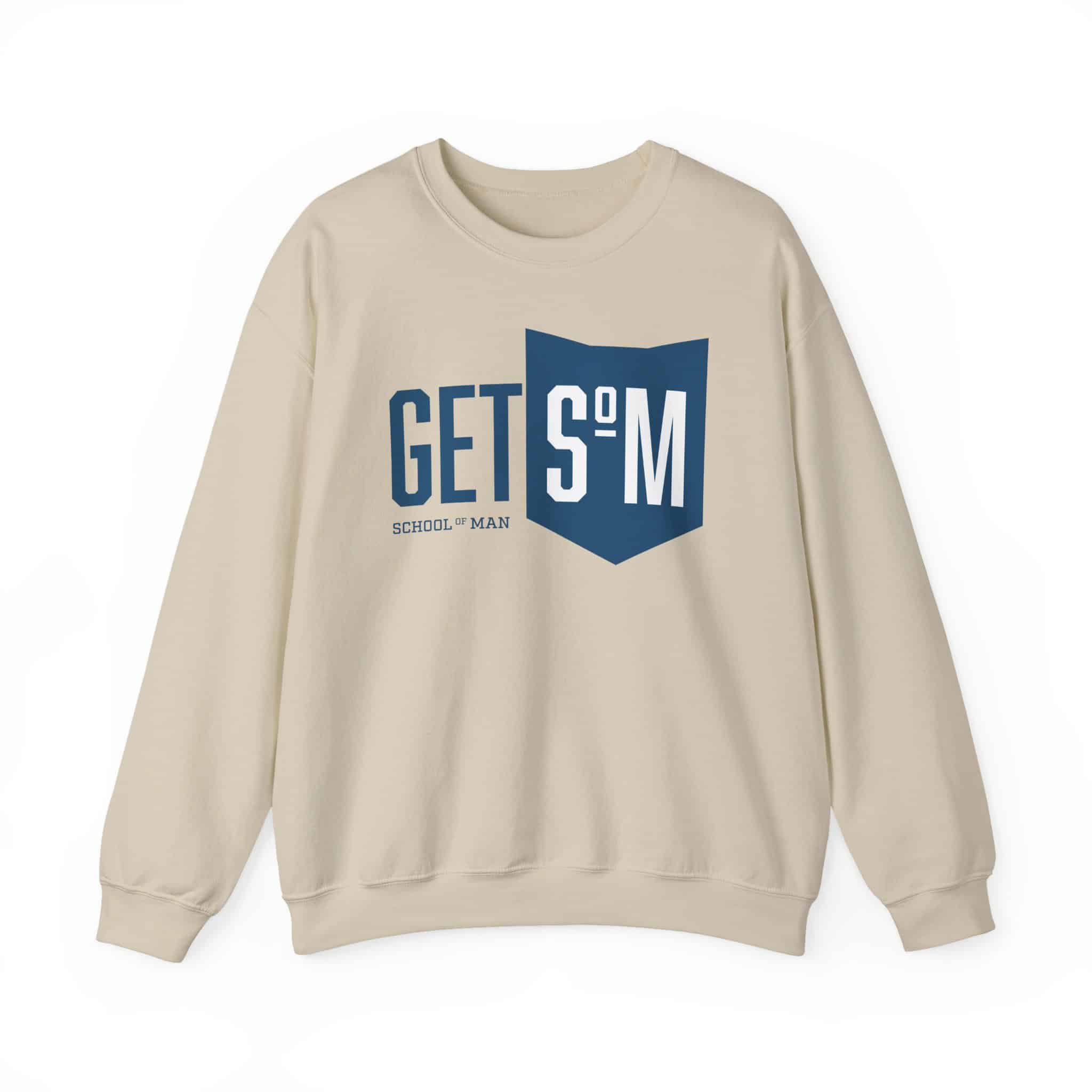 Get S&M Shield Crewneck Sweatshirt — School of Man Graphic Pullover - Image 13