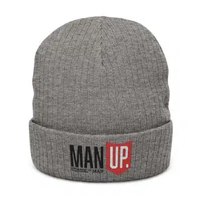 Ribbed Knit Beanie (Embroidery)