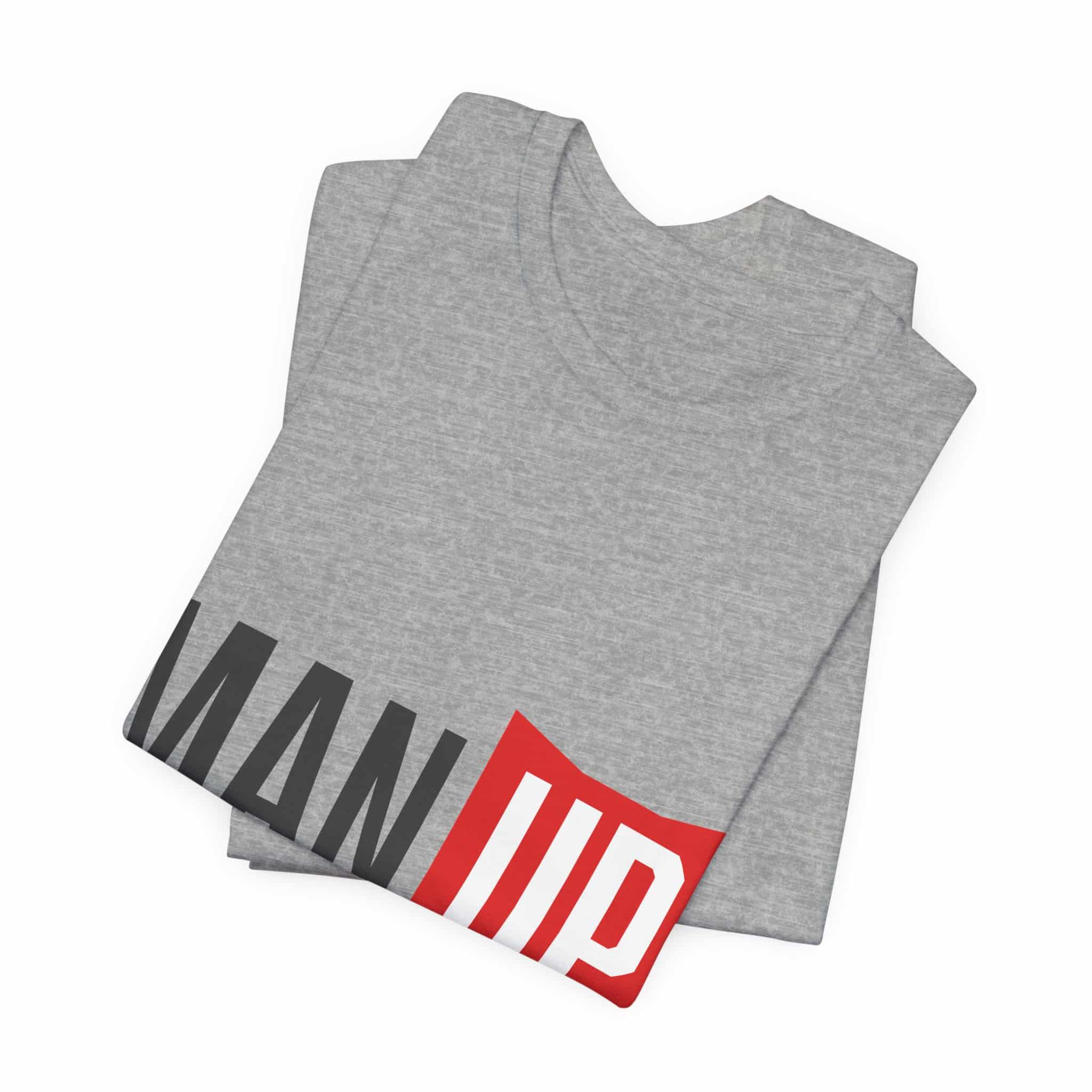 Man Up Shield logo T-Shirt | School of Man graphic tee - Image 34