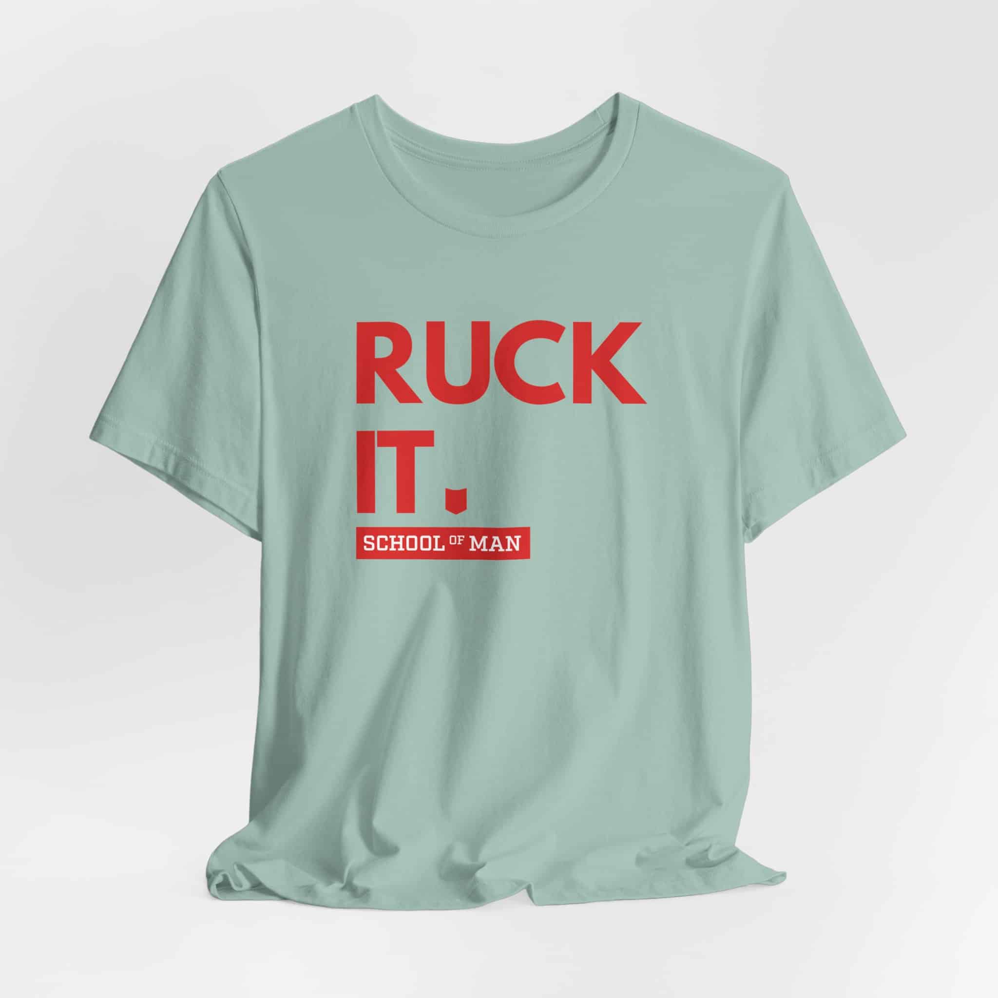 Ruck It School of Man T-Shirt | Military Rucking Fitness Tee - Image 20