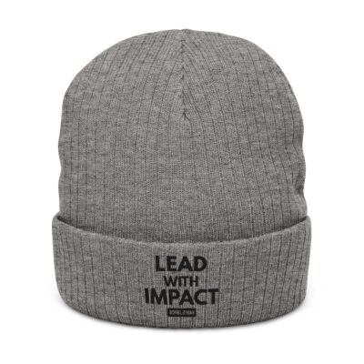 Ribbed Knit Beanie (Embroidery)