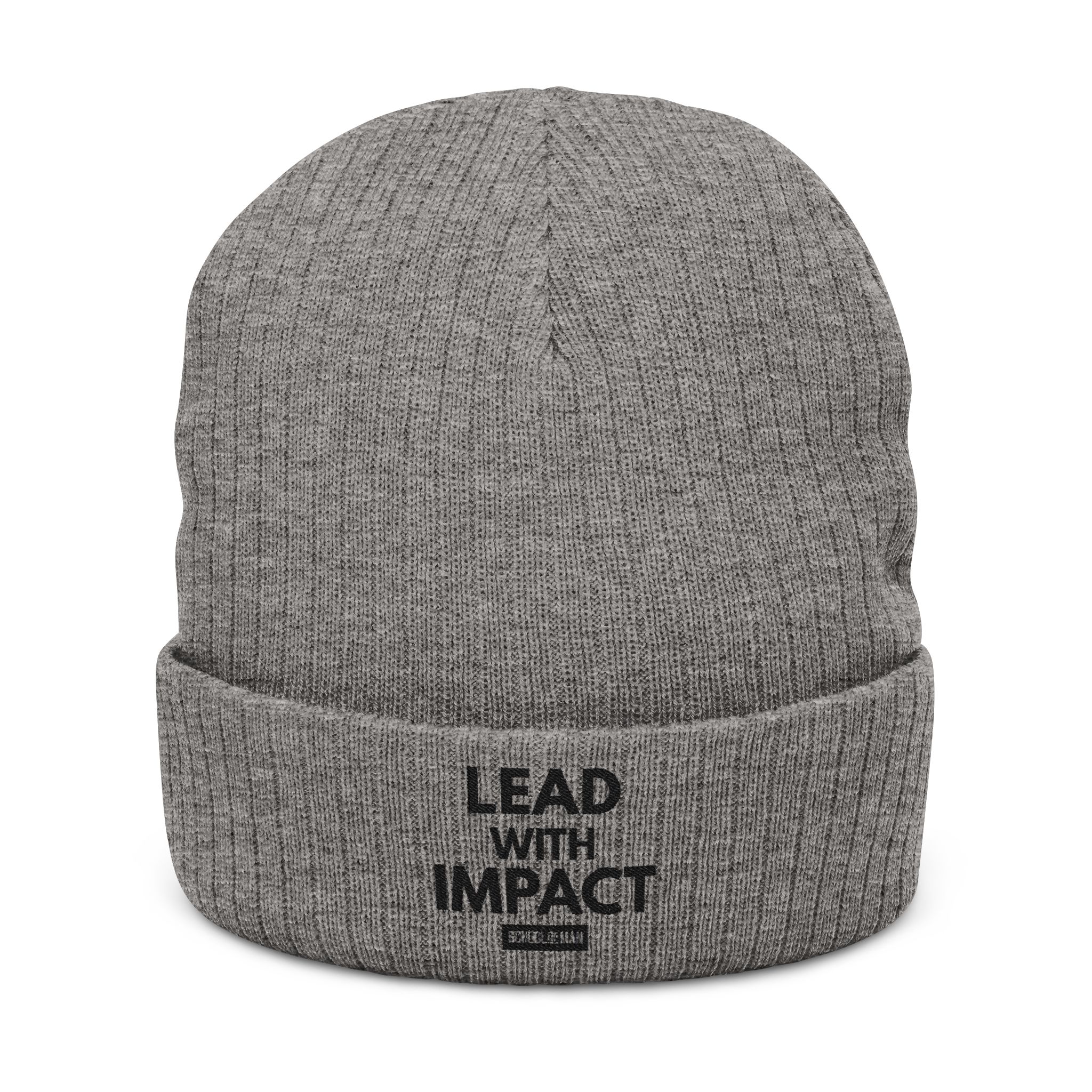Ribbed Knit Beanie (Embroidery)