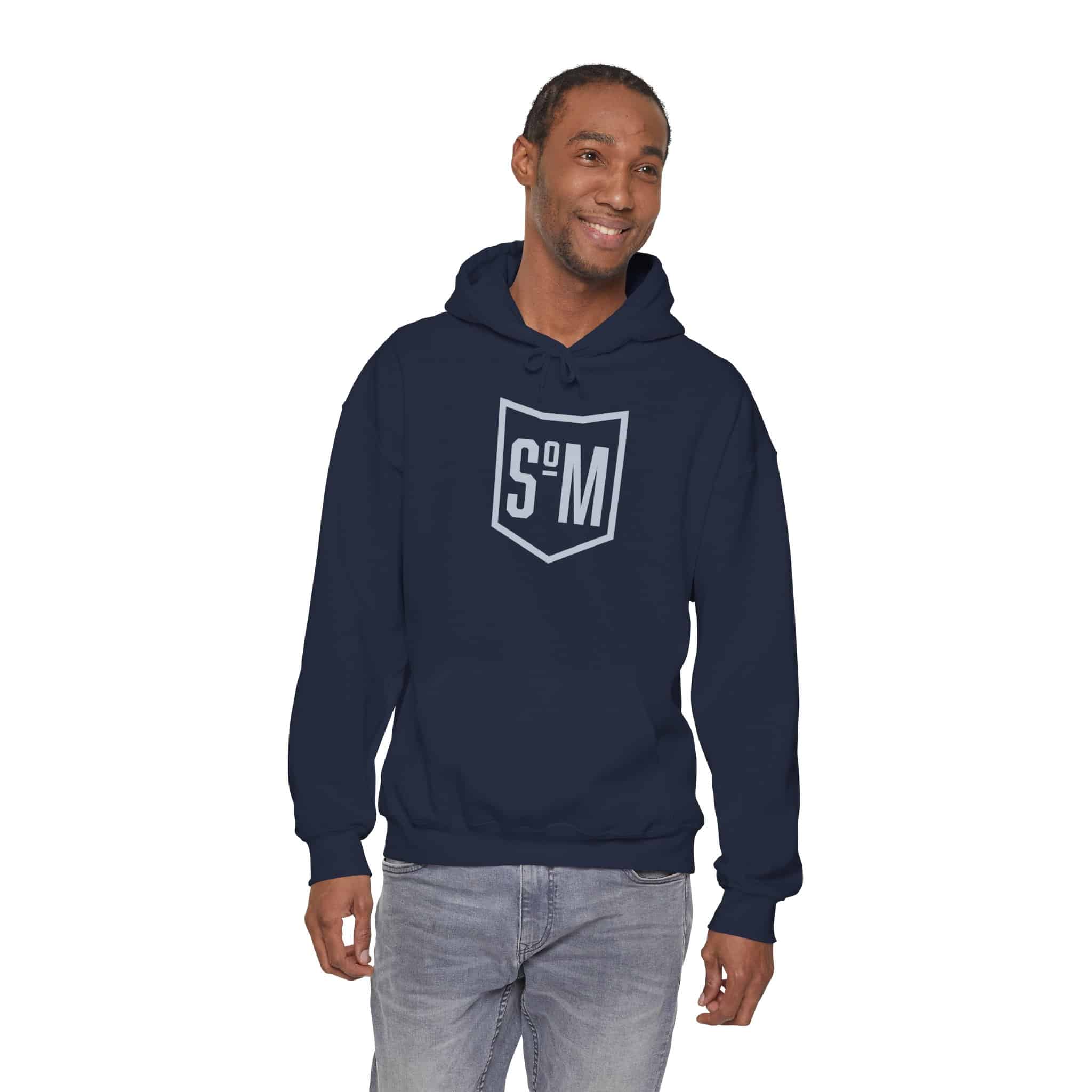 Hoodie - 'I Am Lion-Hearted' Inspirational Back Print Pullover - Image 12