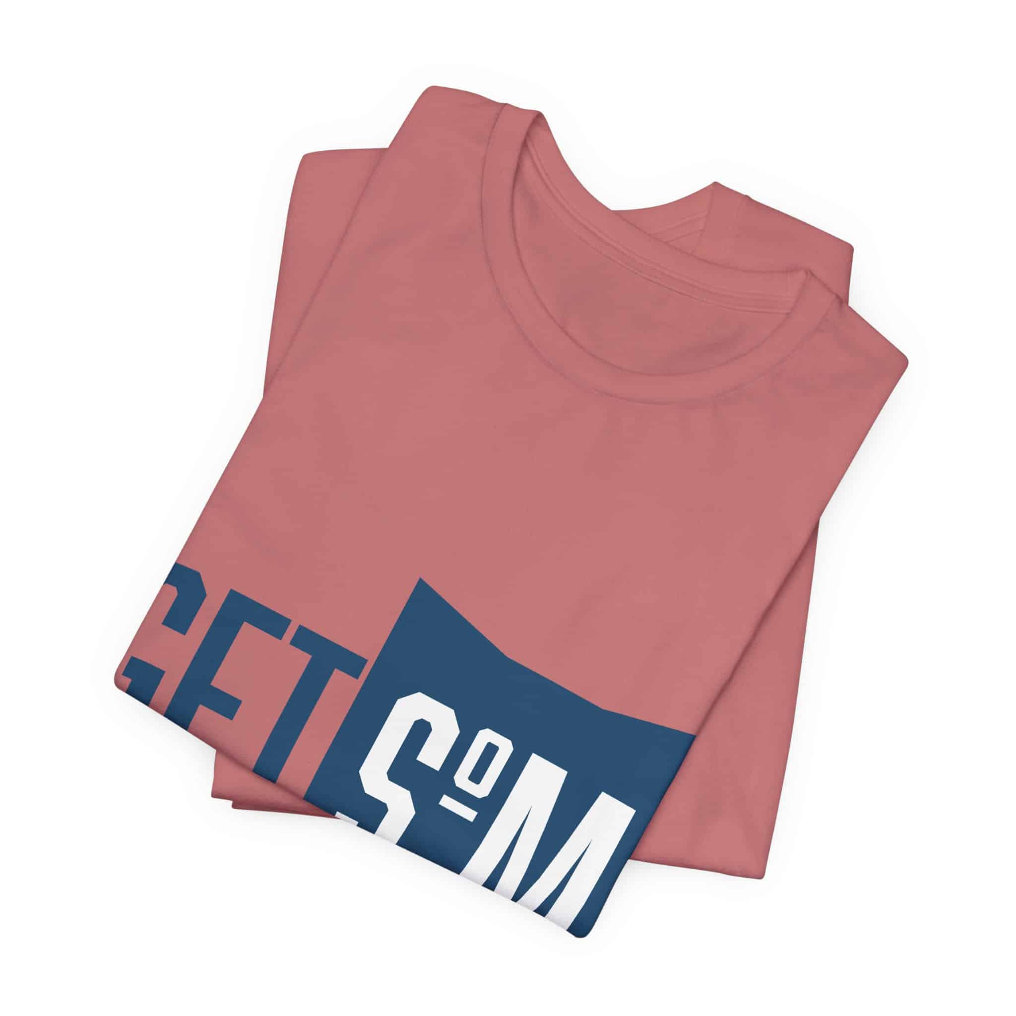 Get Some Shield logo T-Shirt | Retro Typographic School Man Tee - Image 11