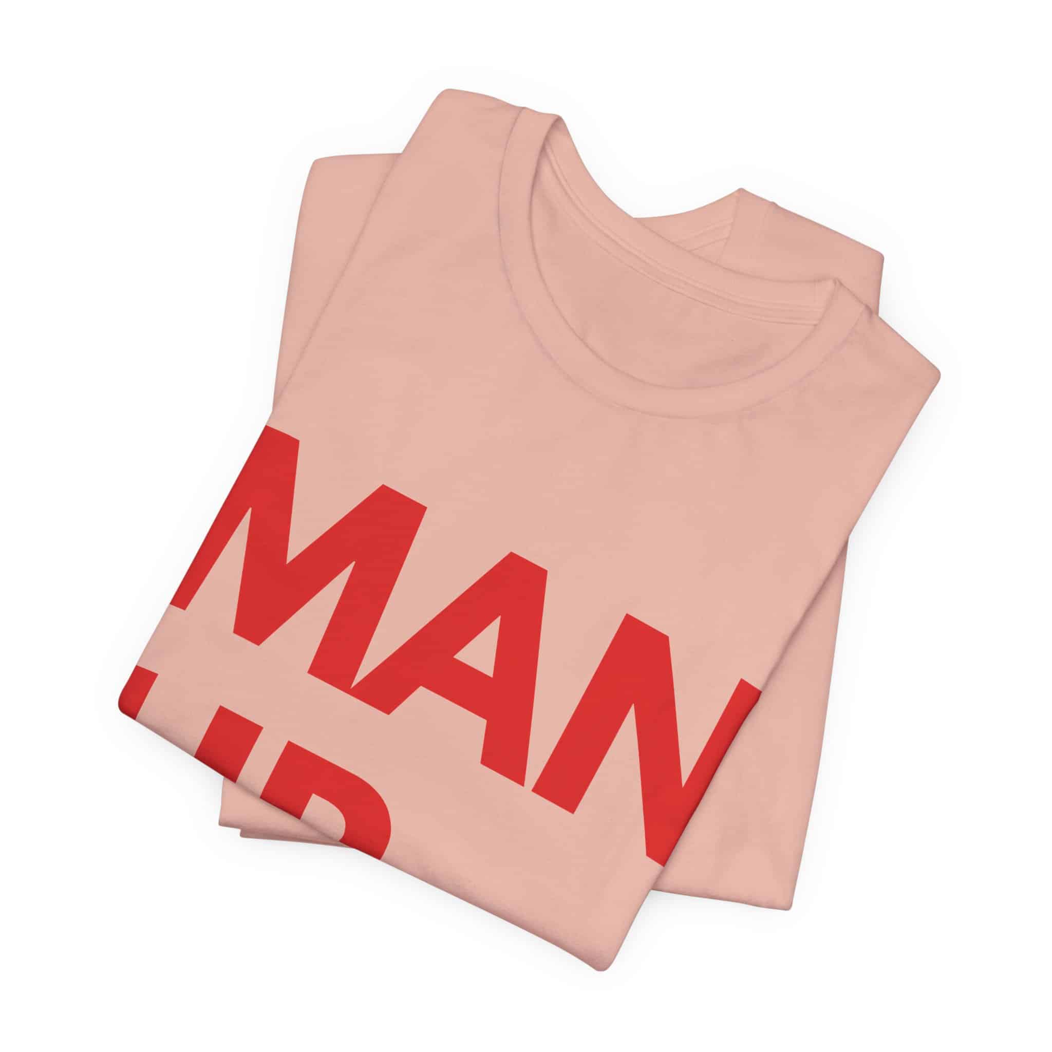 Man Up School of Man Tee | Masculine Typography Shirt - Image 11