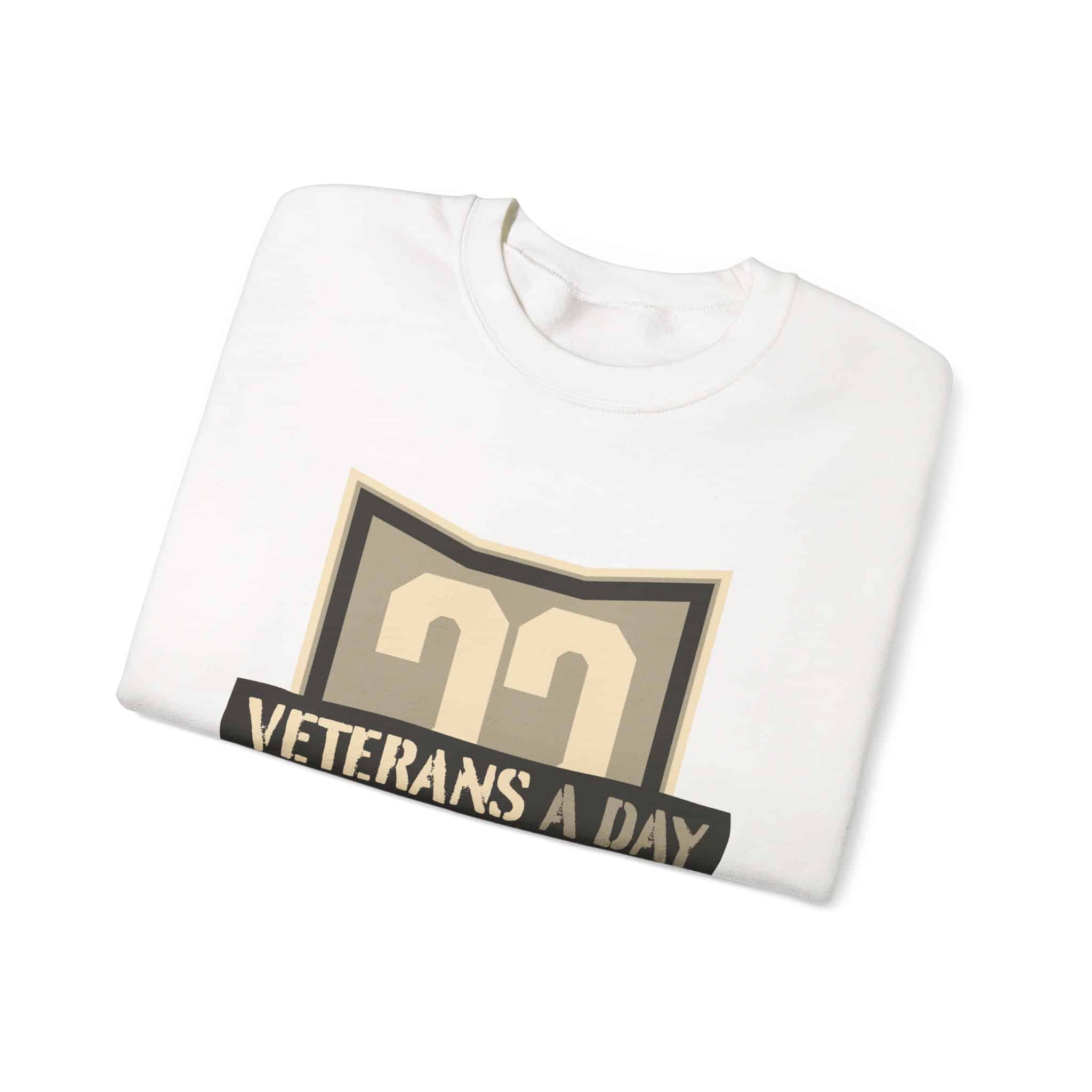 Veterans Day Shield Crewneck Sweatshirt — "Veterans A Day" Tribute - Image 3