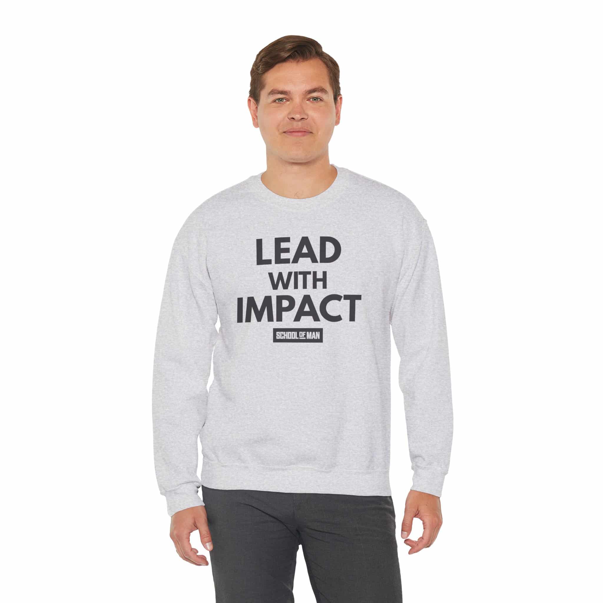 Lead With Impact Crewneck Sweatshirt — Inspirational Leadership Pullover - Image 11