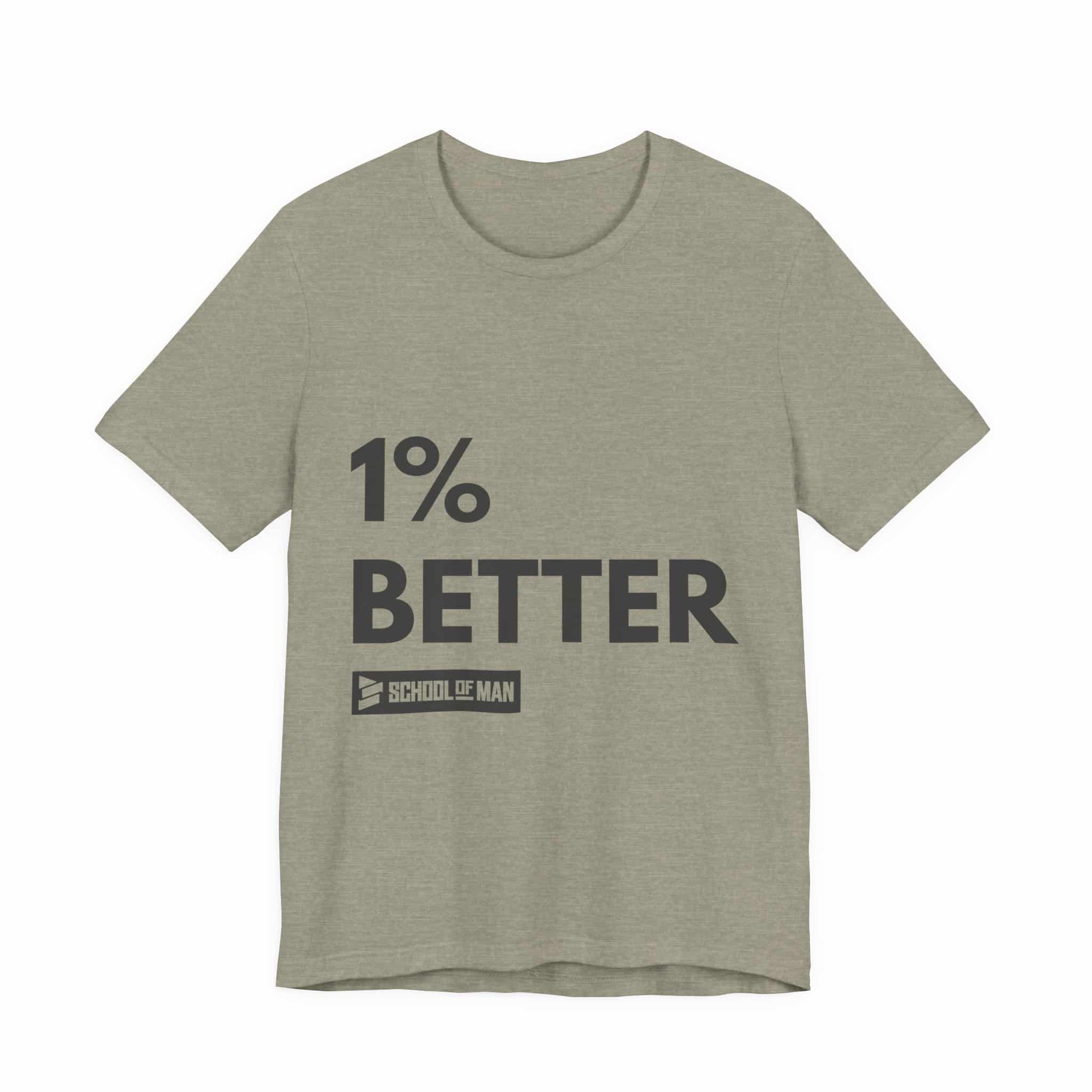 1% Better Tee | Motivational Fitness Progress T-Shirt - Image 21