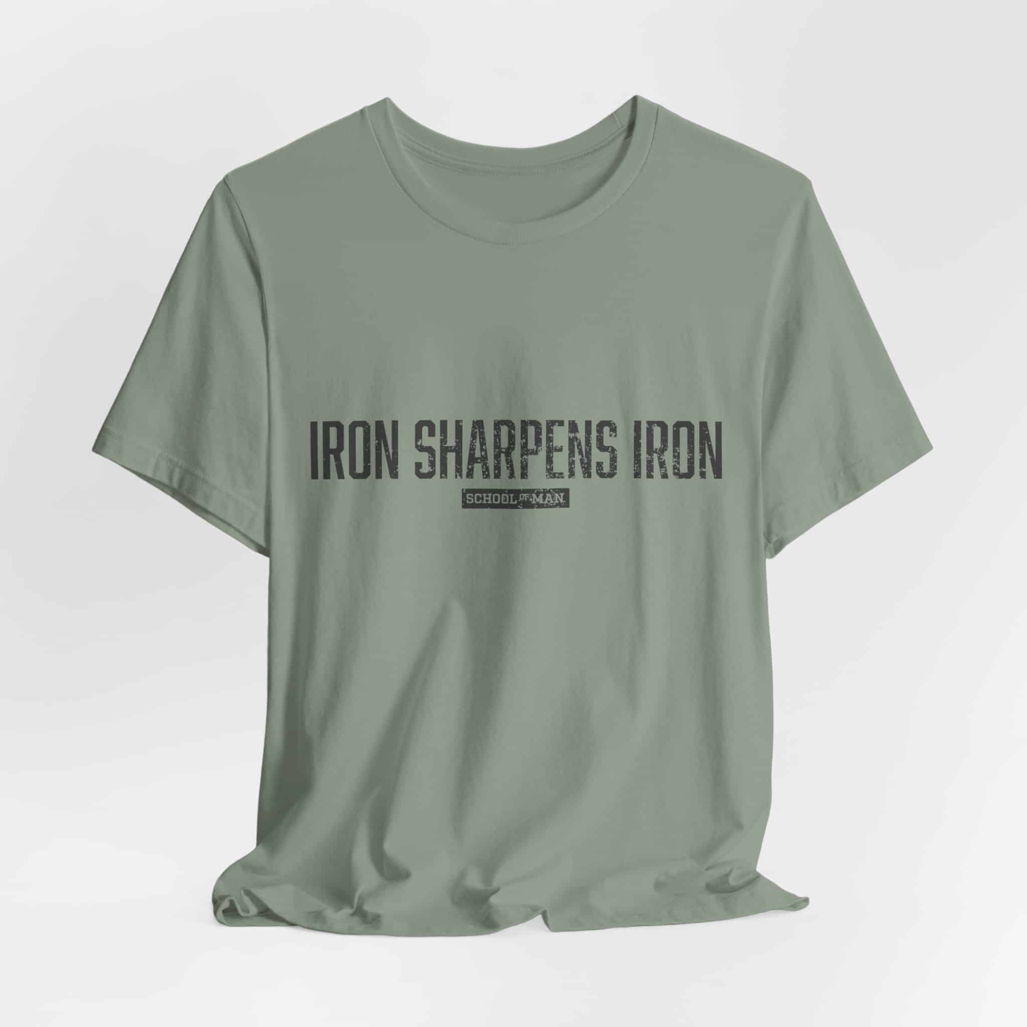 Iron Sharpens Iron tee | 'As One Man Sharpens Another' motivational shirt - Image 28