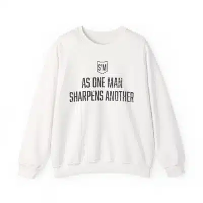 As One Man Sharpens Another Crewneck Sweatshirt