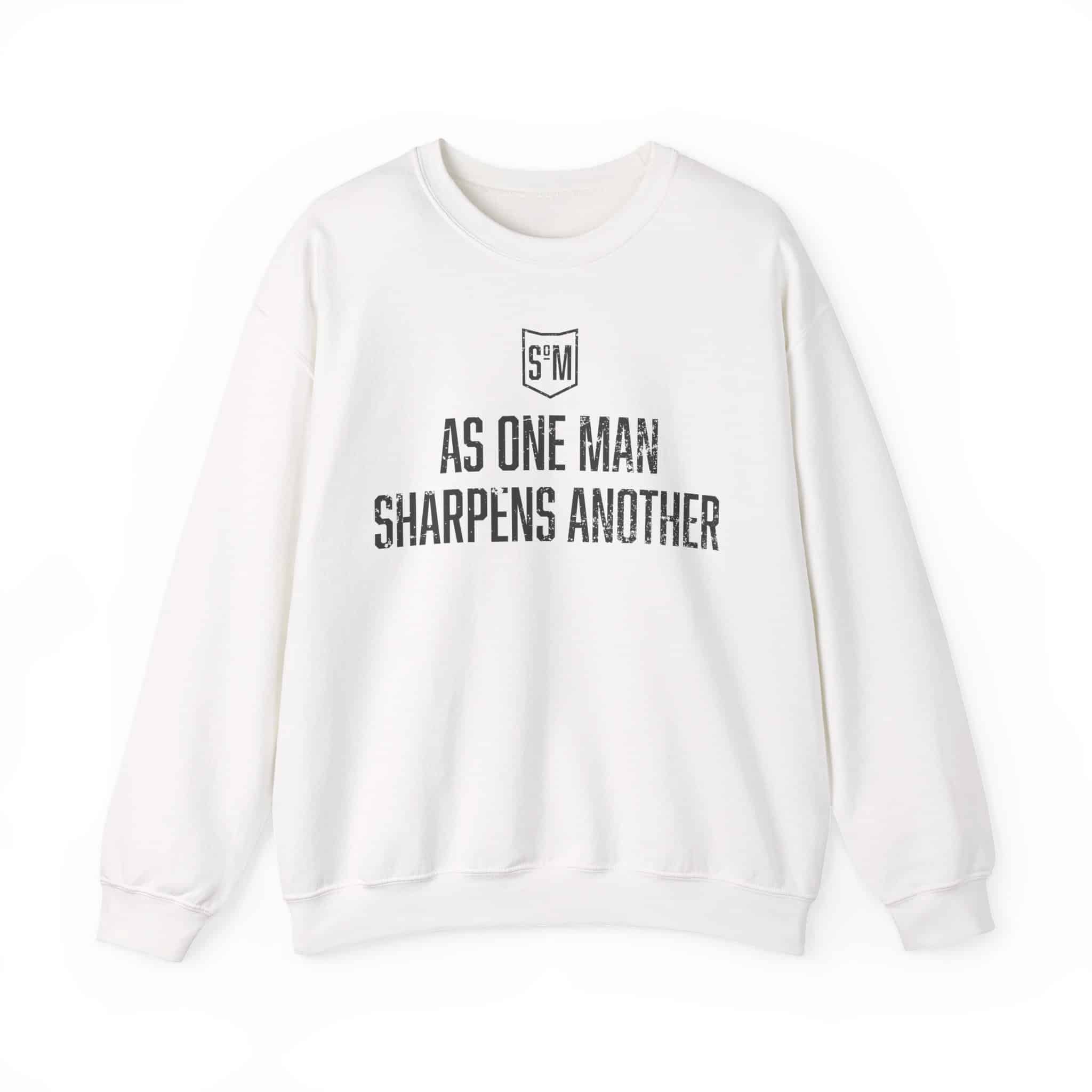 As One Man Sharpens Another Crewneck Sweatshirt
