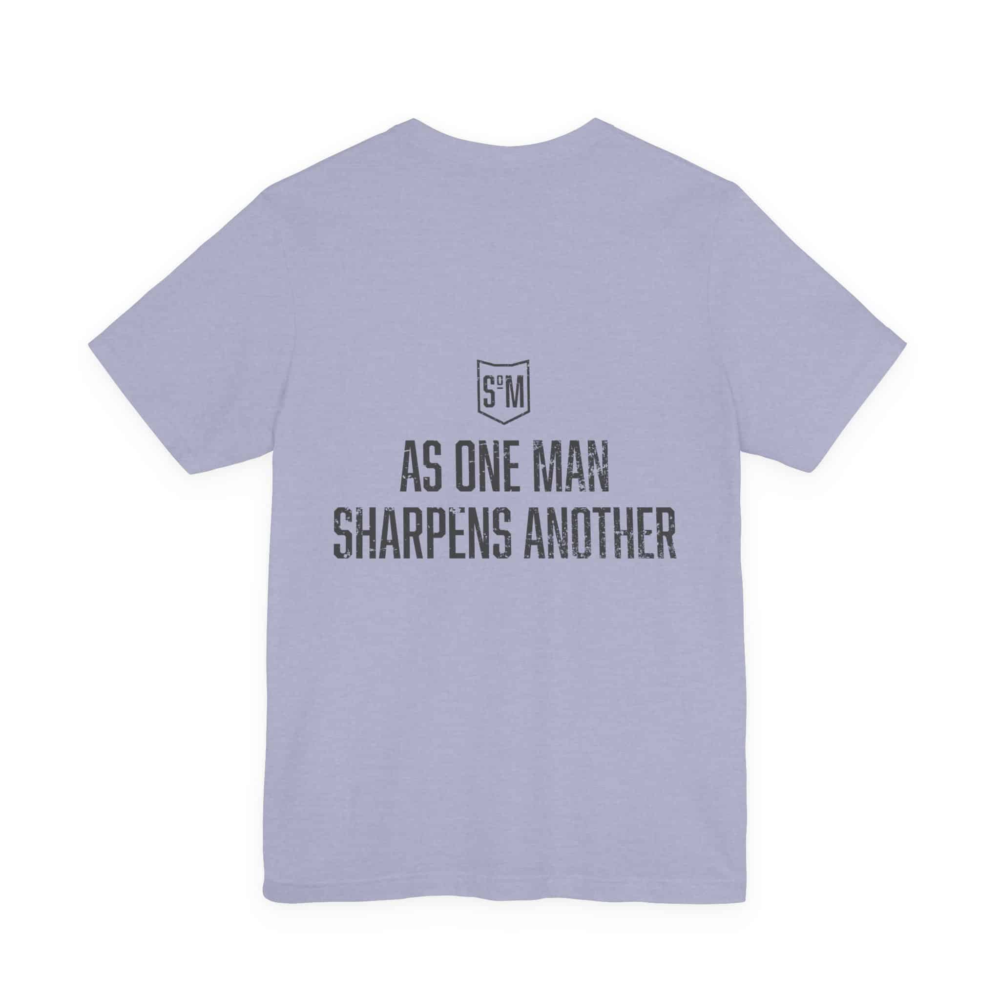 Iron Sharpens Iron tee | 'As One Man Sharpens Another' motivational shirt - Image 46