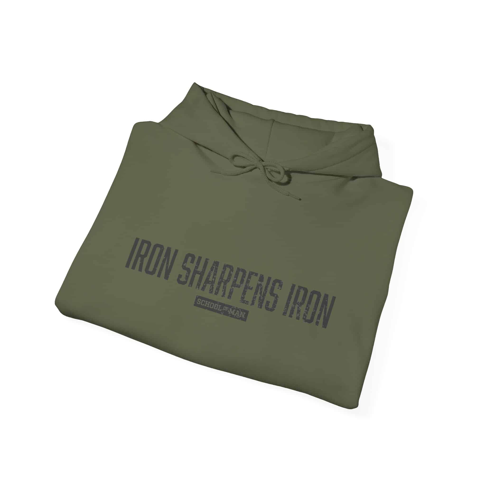 Iron Sharpens Iron Hoodie — Motivational Christian Faith Pullover - Image 22