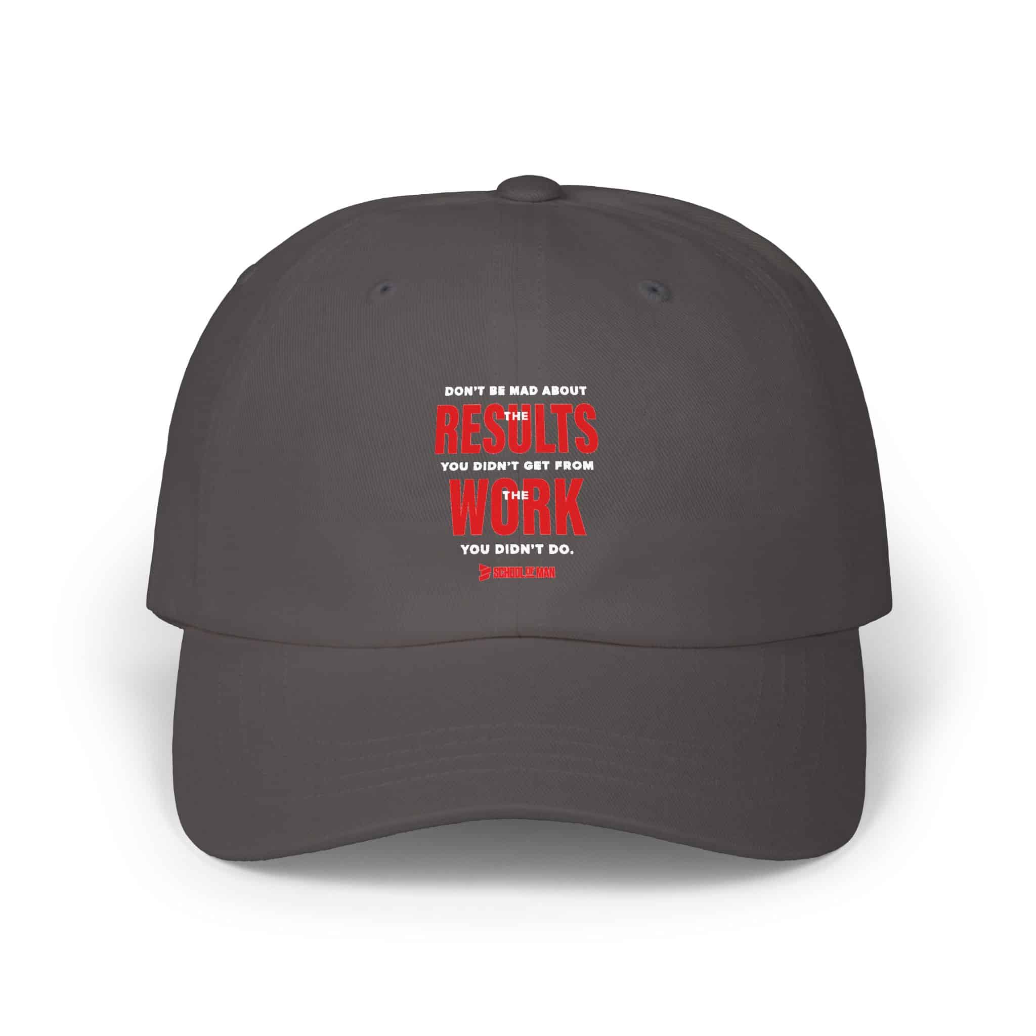 Classic Dad Cap — 'Results Don’t Come From Comfort' Motivational Dad Hat - Image 11