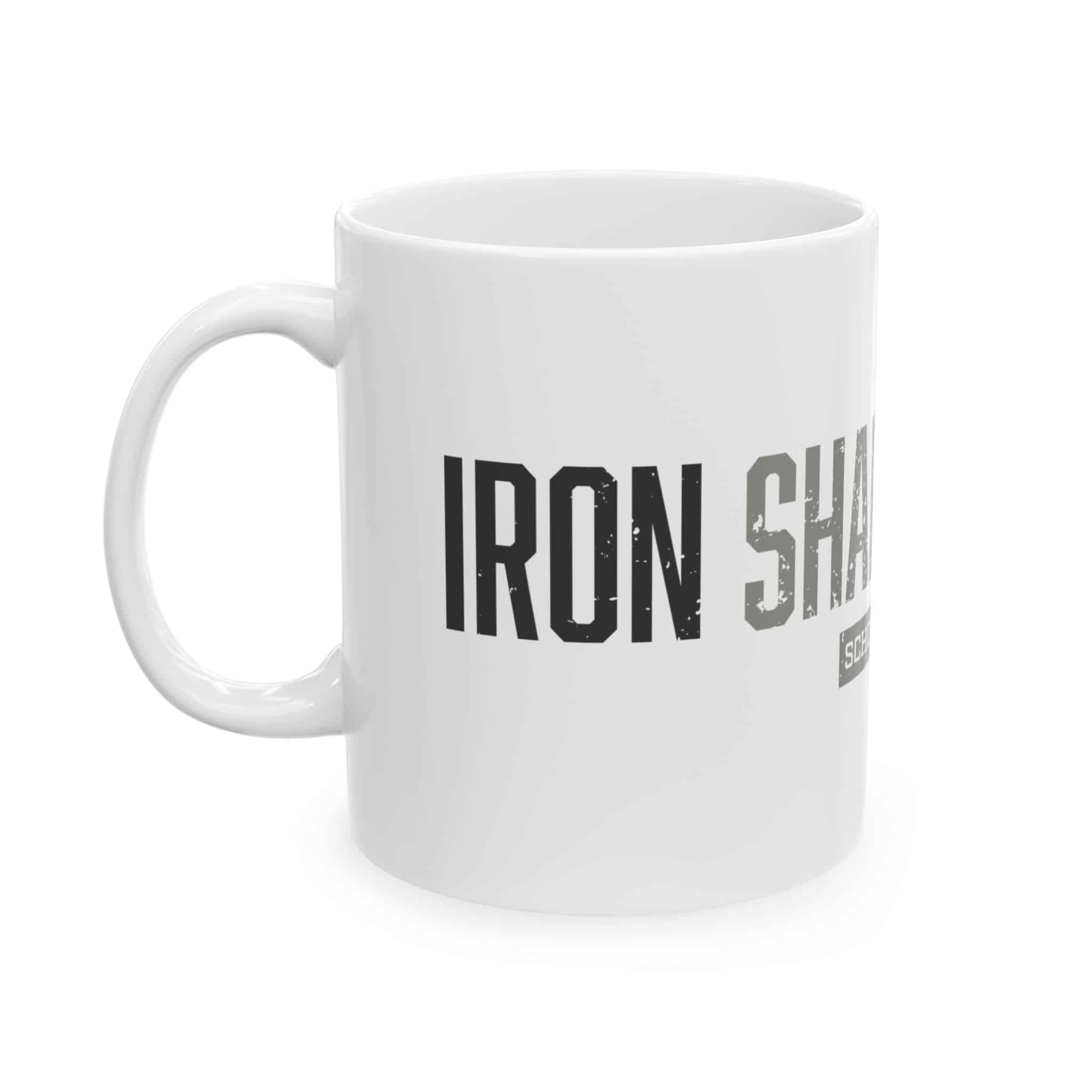 Inspirational Teacher Coffee Mug — “Iron Sharpens Iron” Ceramic Tea Cup (11oz, 15oz)