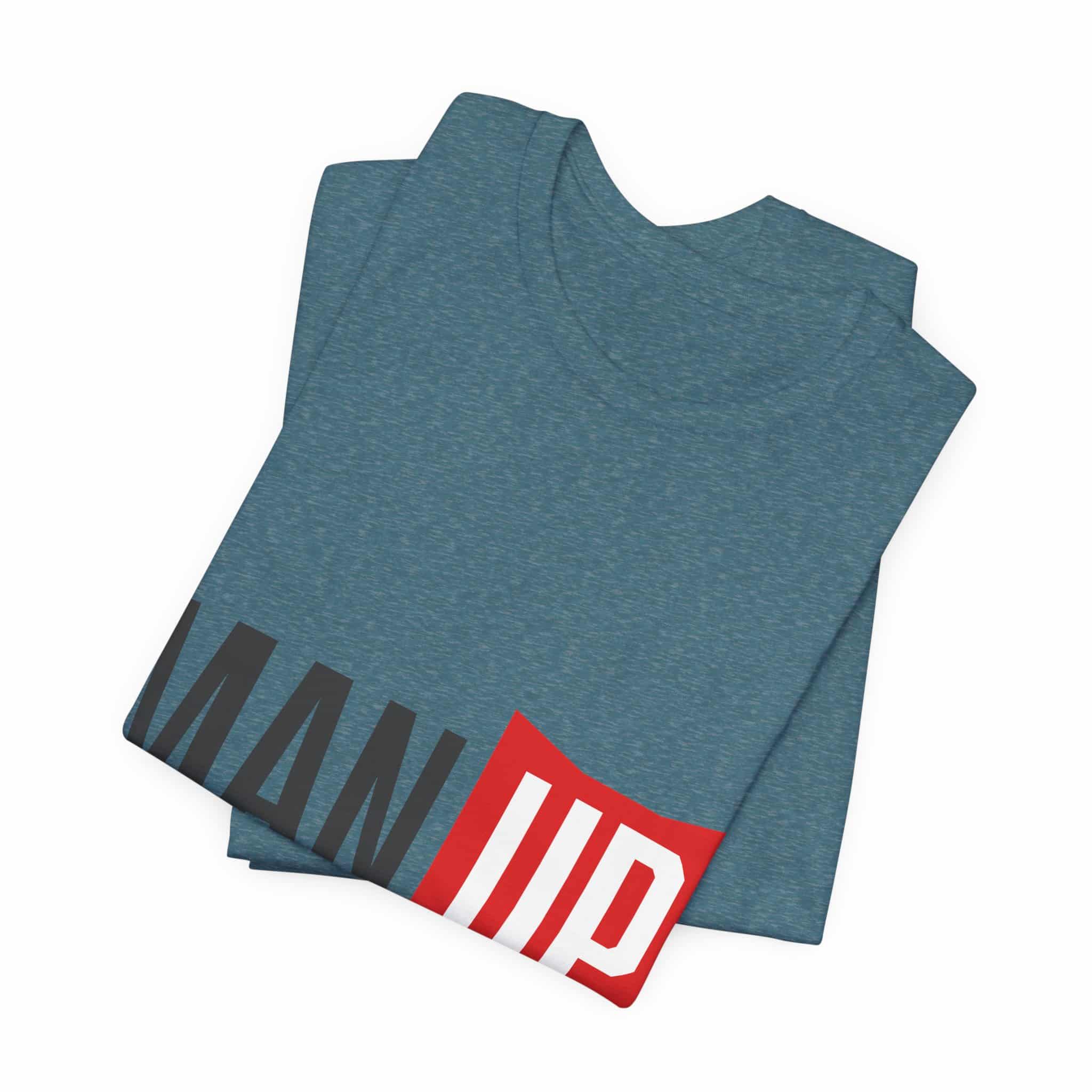 Man Up Shield logo T-Shirt | School of Man graphic tee - Image 50