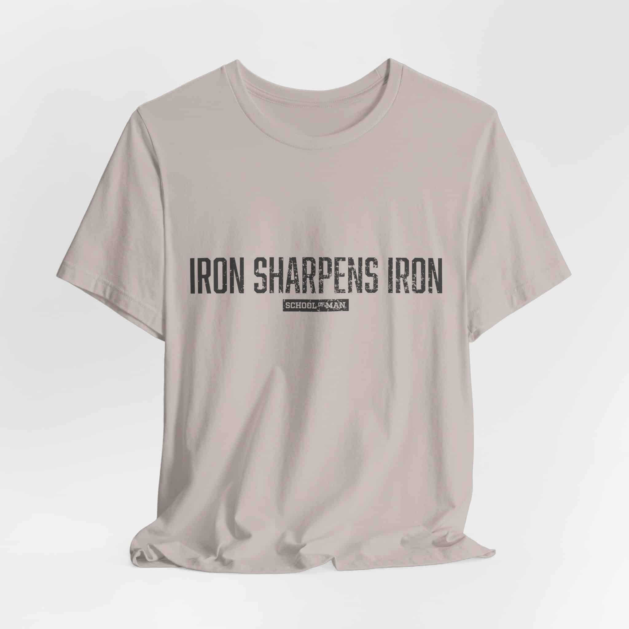 Iron Sharpens Iron tee | 'As One Man Sharpens Another' motivational shirt - Image 24