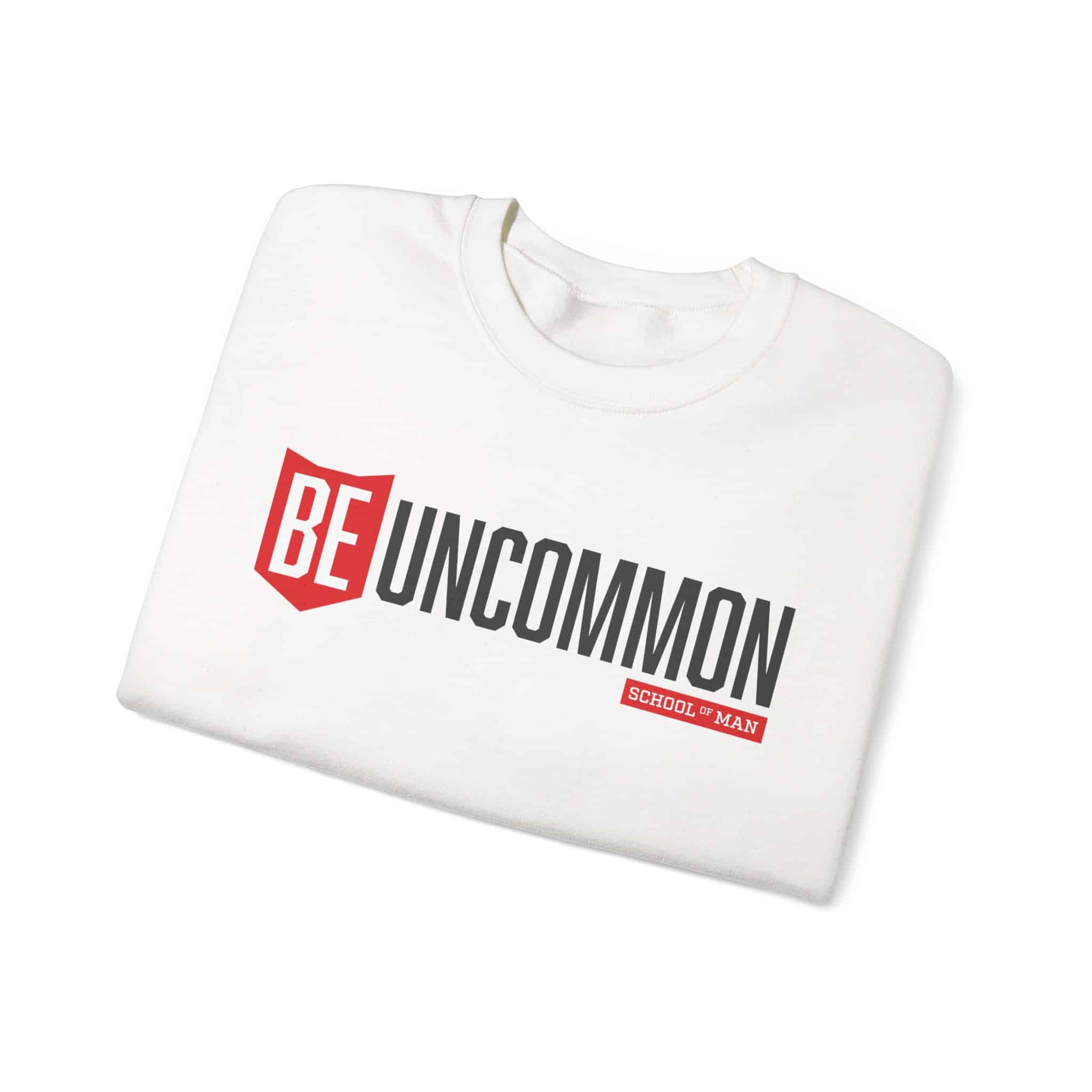 Be Uncommon Crewneck Sweatshirt – Motivational Graphic Sweatshirt - Image 3