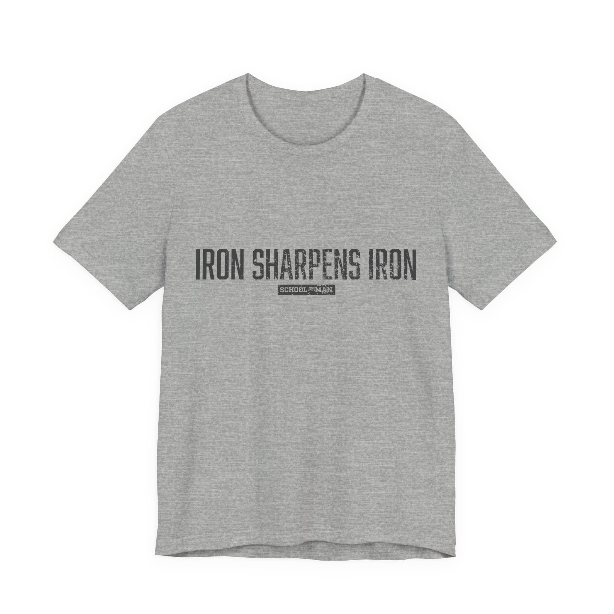 Iron Sharpens Iron tee | 'As One Man Sharpens Another' motivational shirt - Image 41