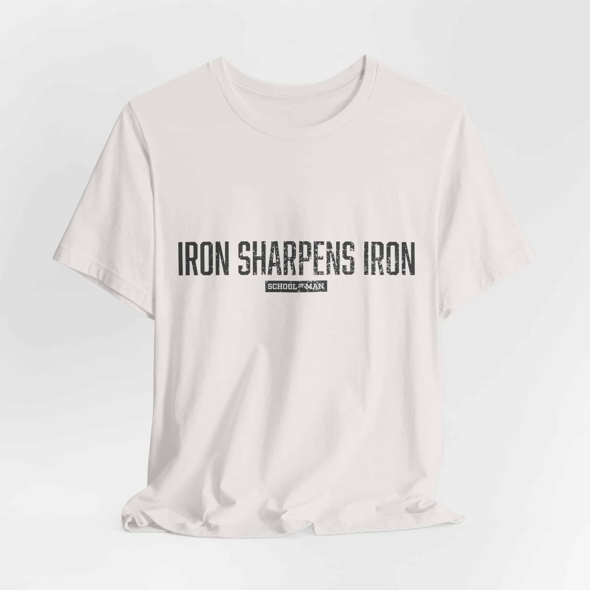 Iron Sharpens Iron tee | 'As One Man Sharpens Another' motivational shirt - Image 16