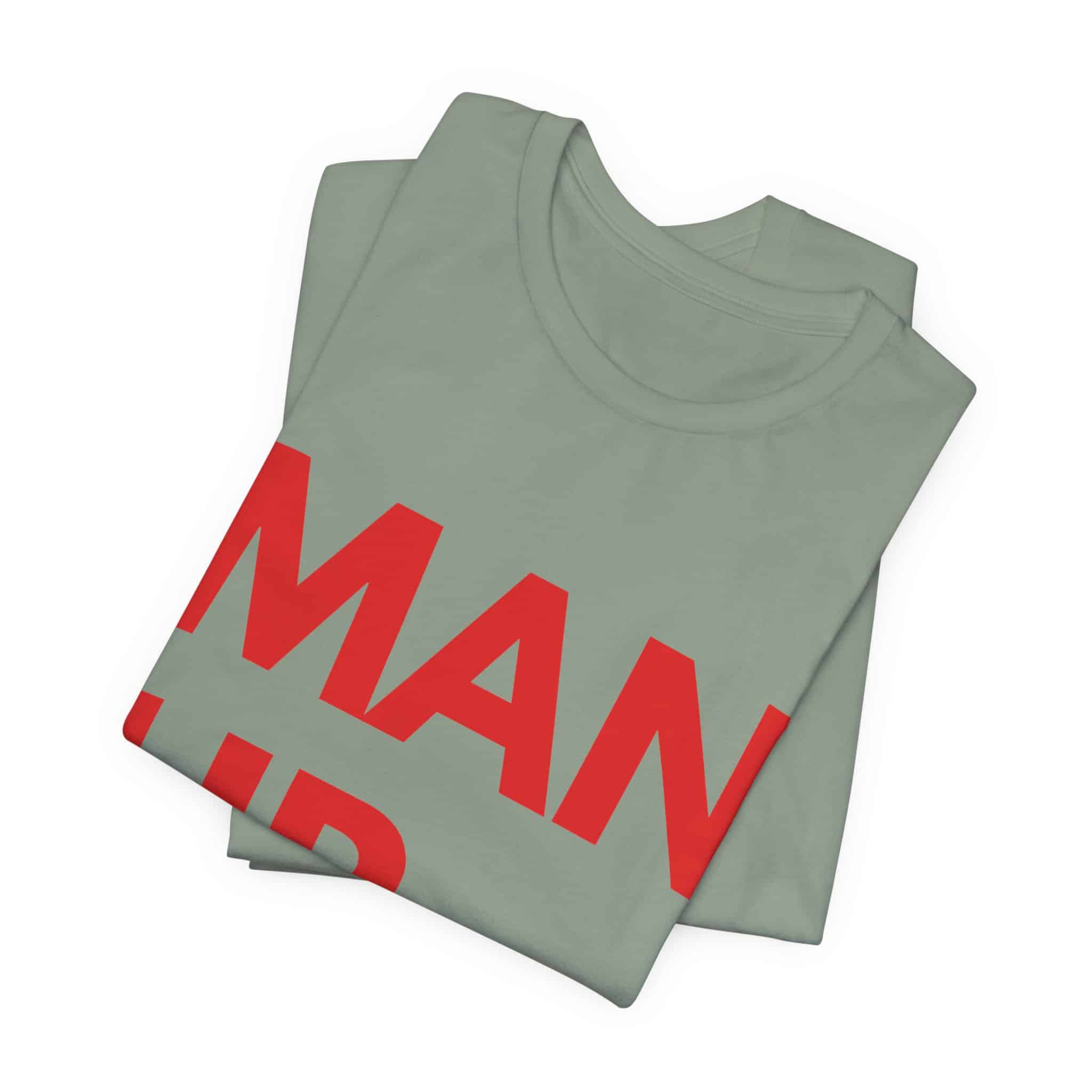 Man Up School of Man Tee | Masculine Typography Shirt - Image 31