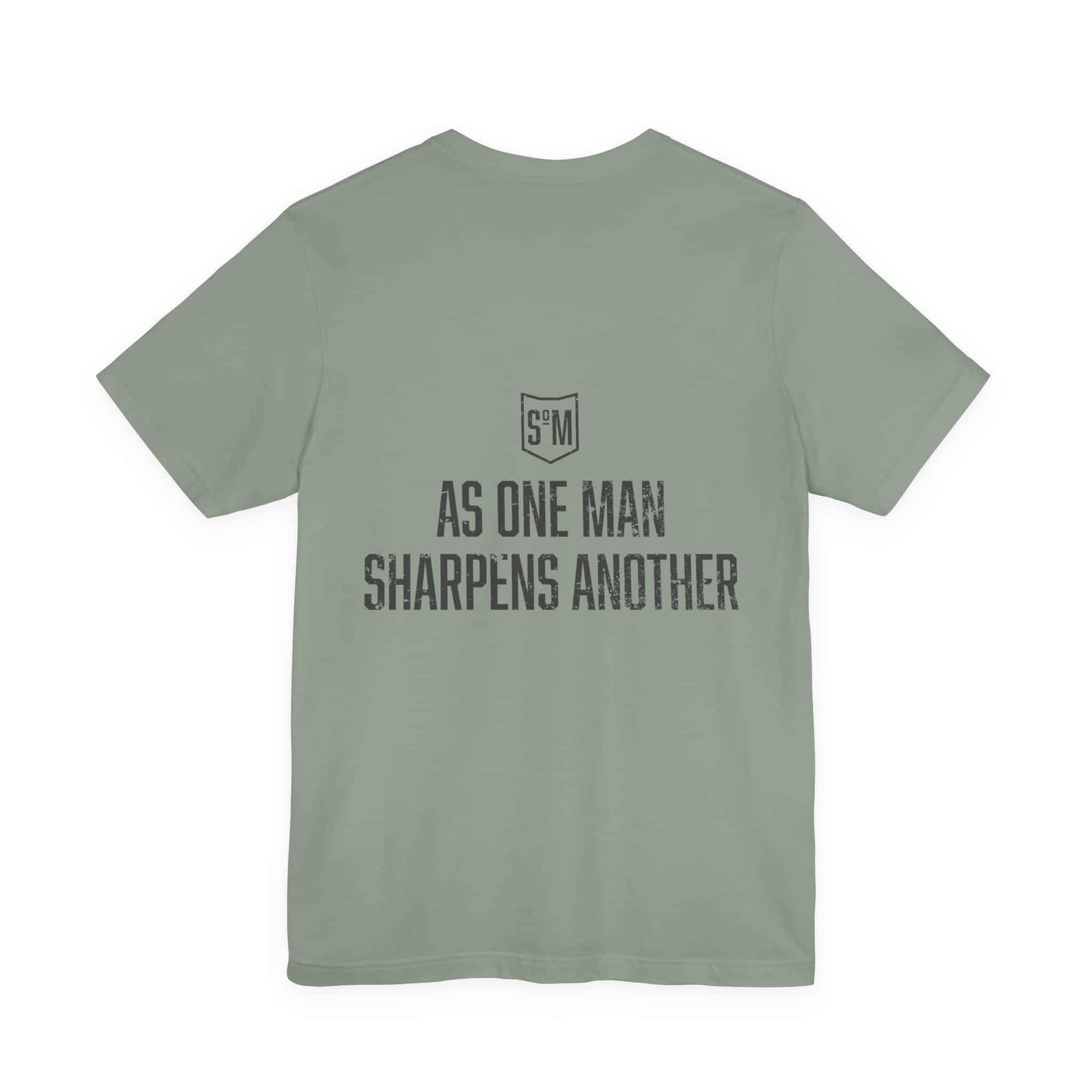 Iron Sharpens Iron tee | 'As One Man Sharpens Another' motivational shirt - Image 26