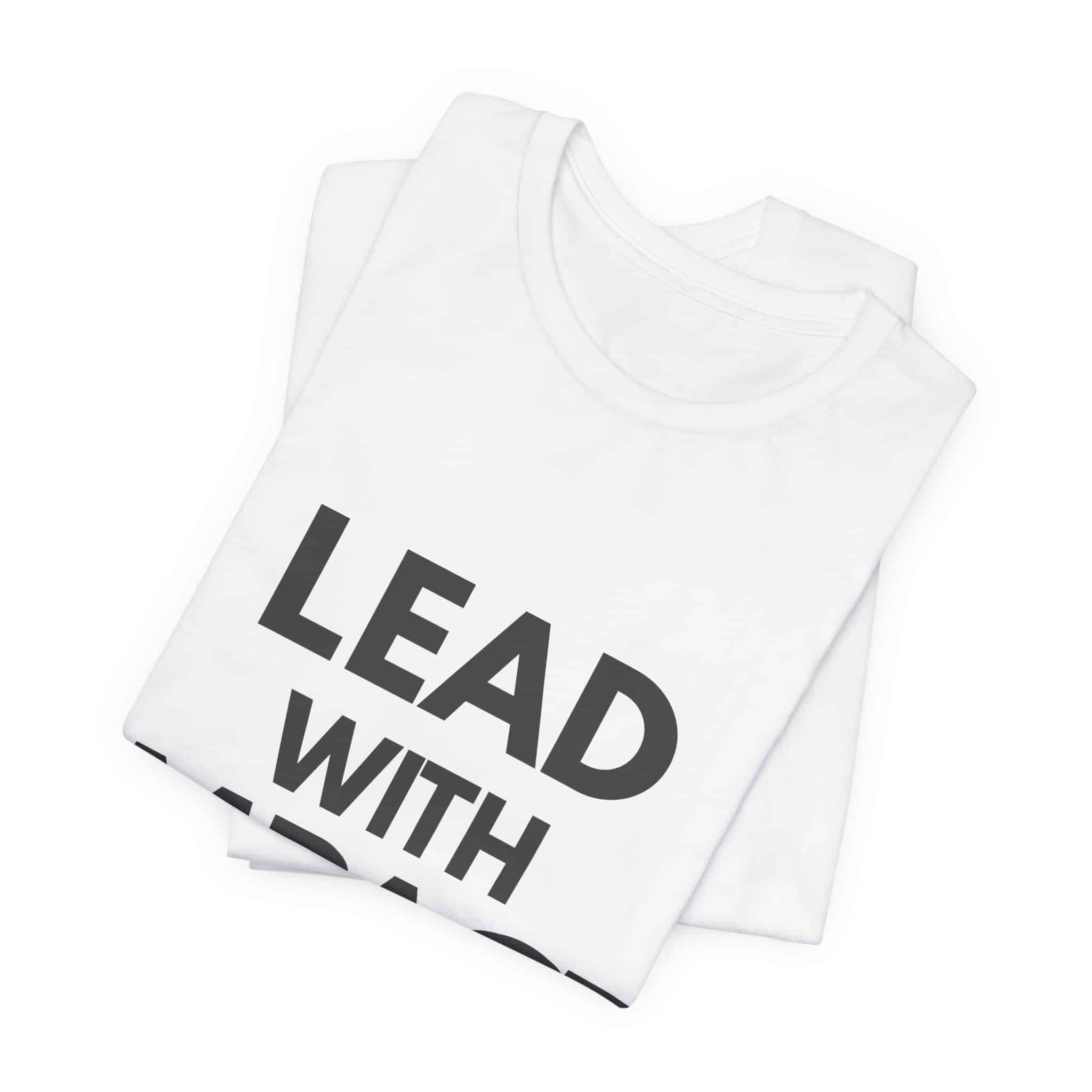 Lead With Impact T-Shirt | Bold Motivational Typography - Image 2