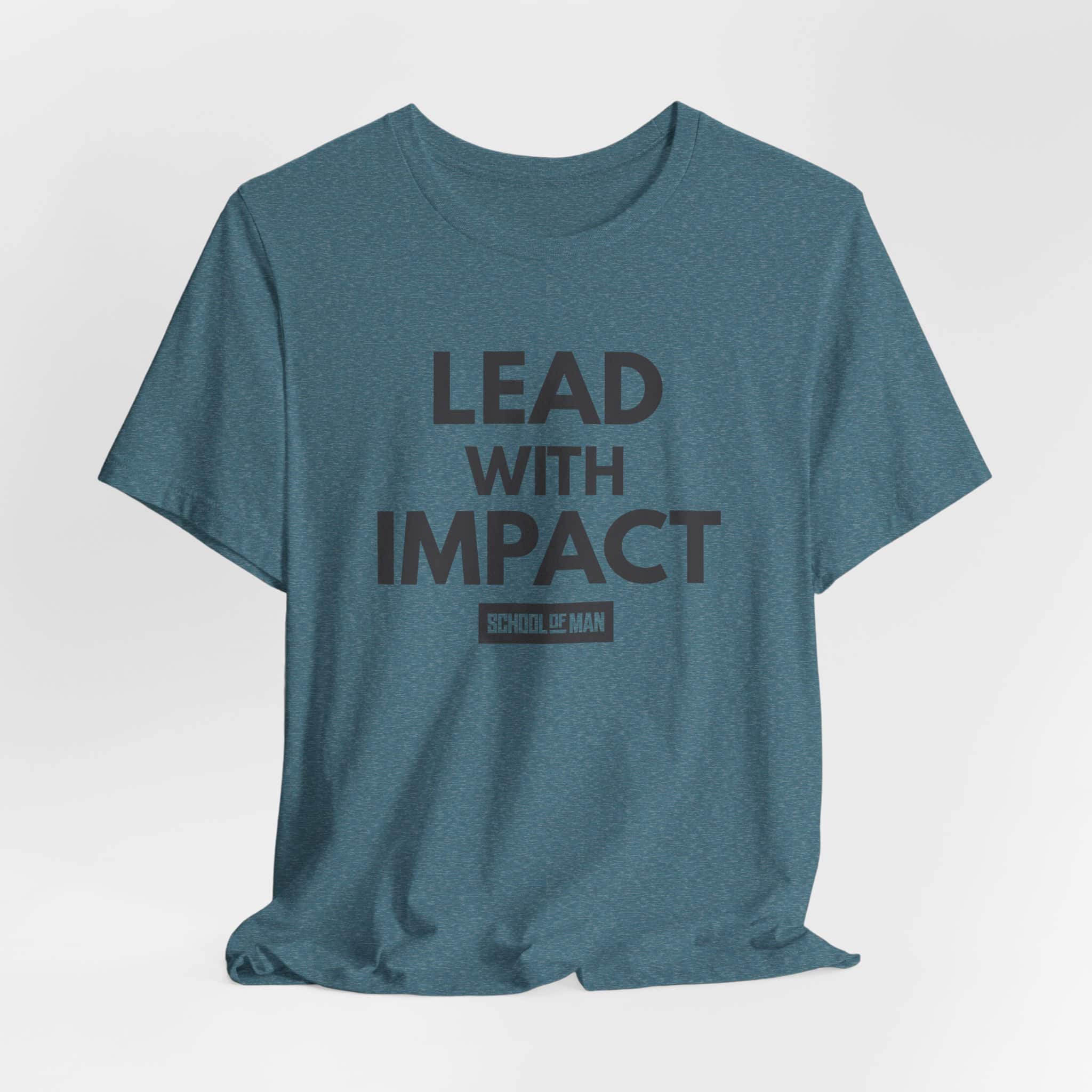 Lead With Impact T-Shirt | Bold Motivational Typography - Image 44