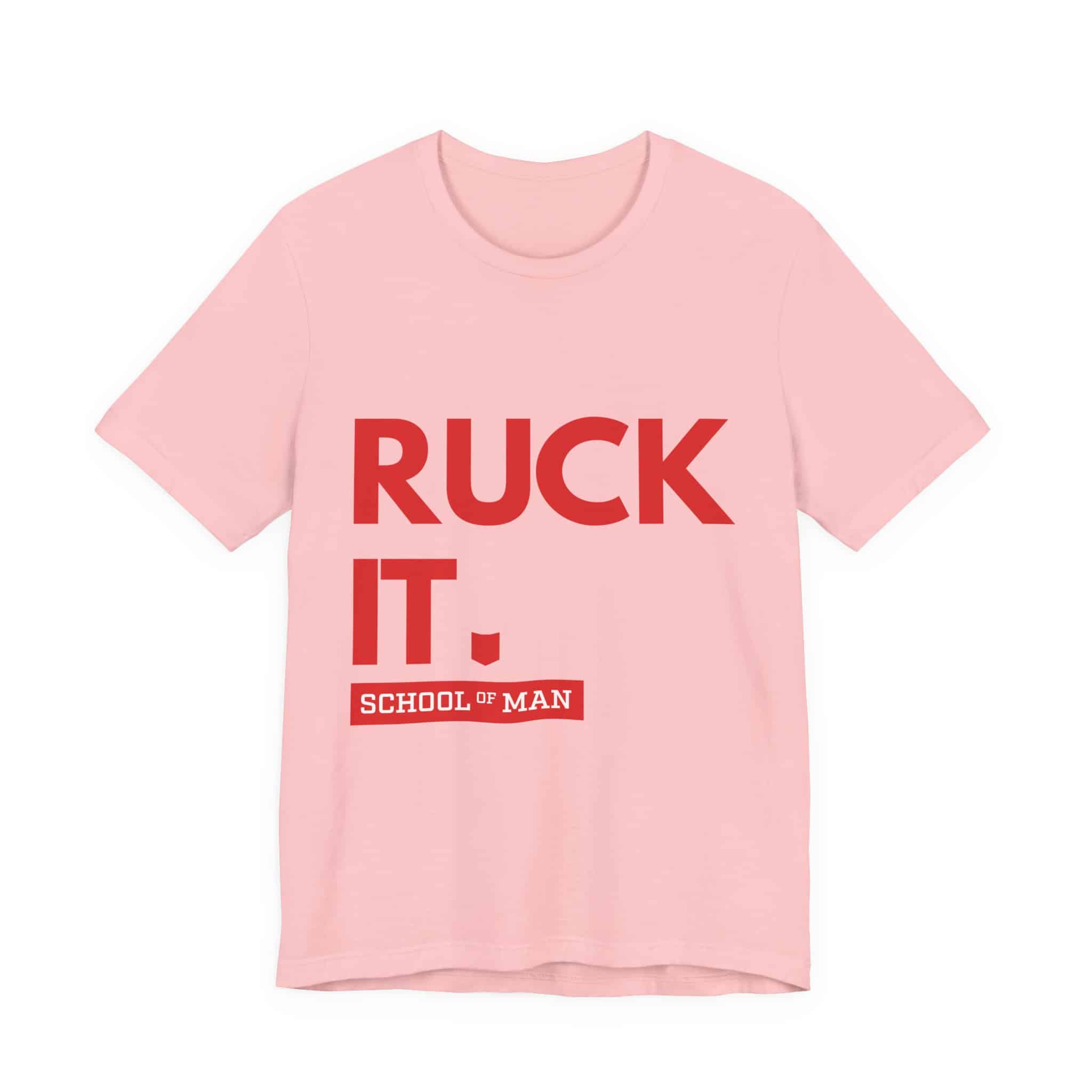 Ruck It School of Man T-Shirt | Military Rucking Fitness Tee - Image 45