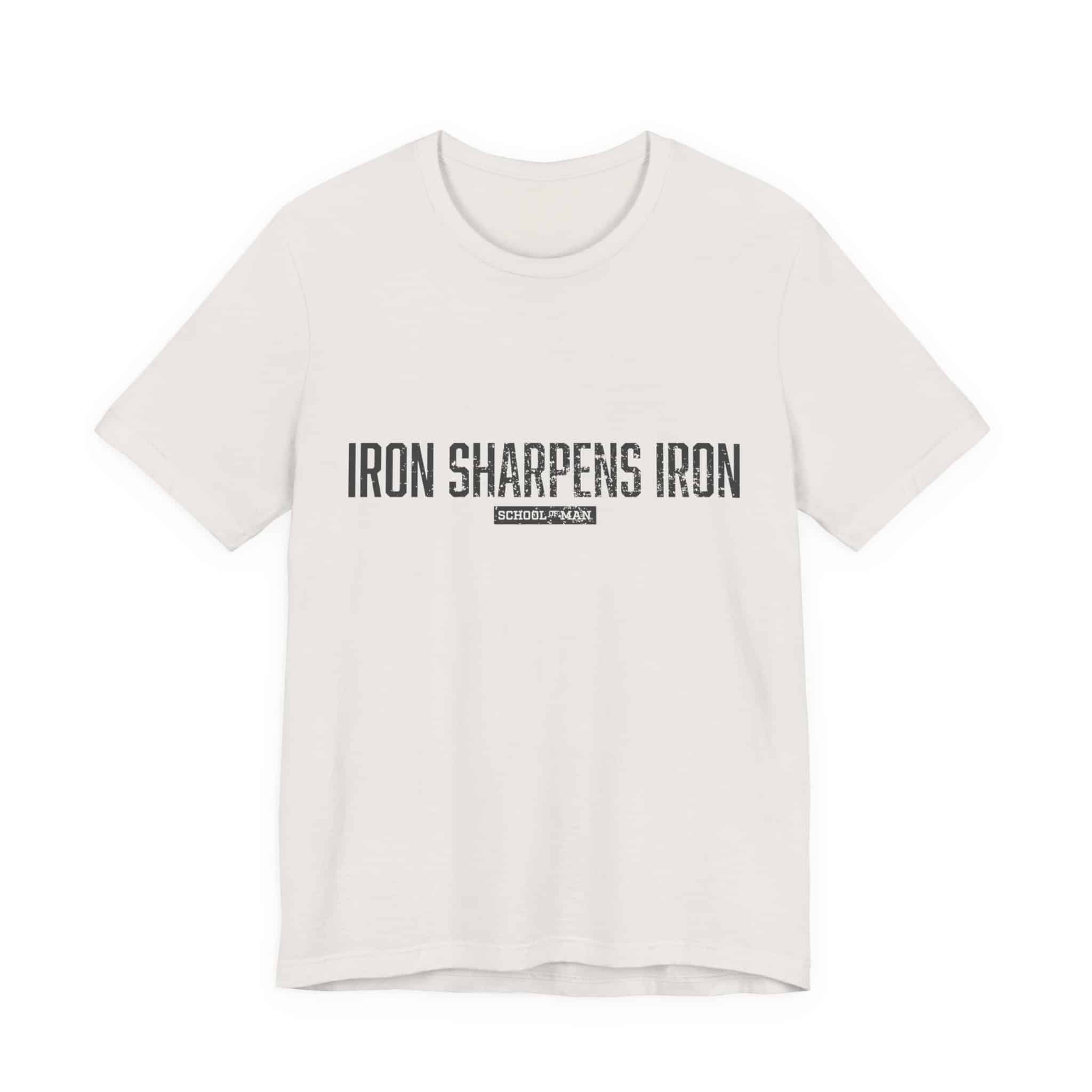 Iron Sharpens Iron tee | 'As One Man Sharpens Another' motivational shirt - Image 13