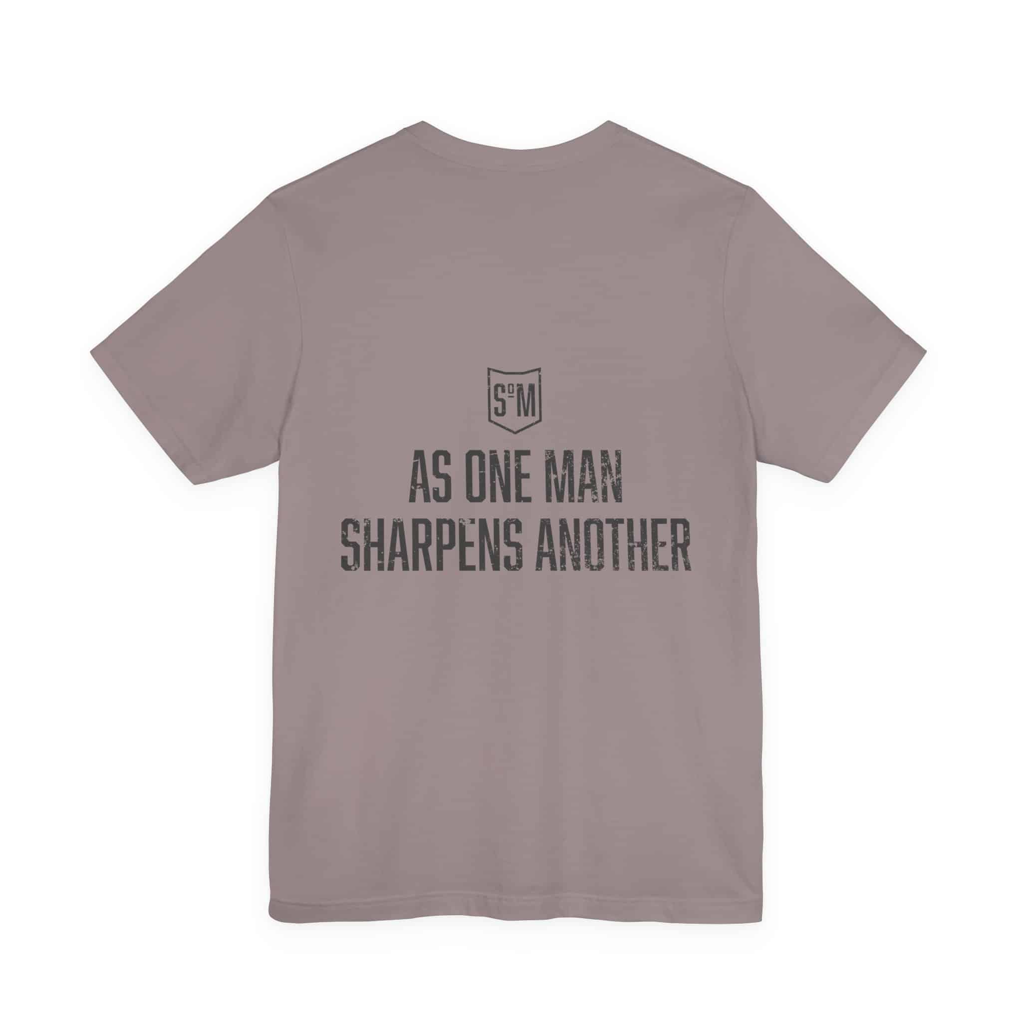 Iron Sharpens Iron tee | 'As One Man Sharpens Another' motivational shirt - Image 10