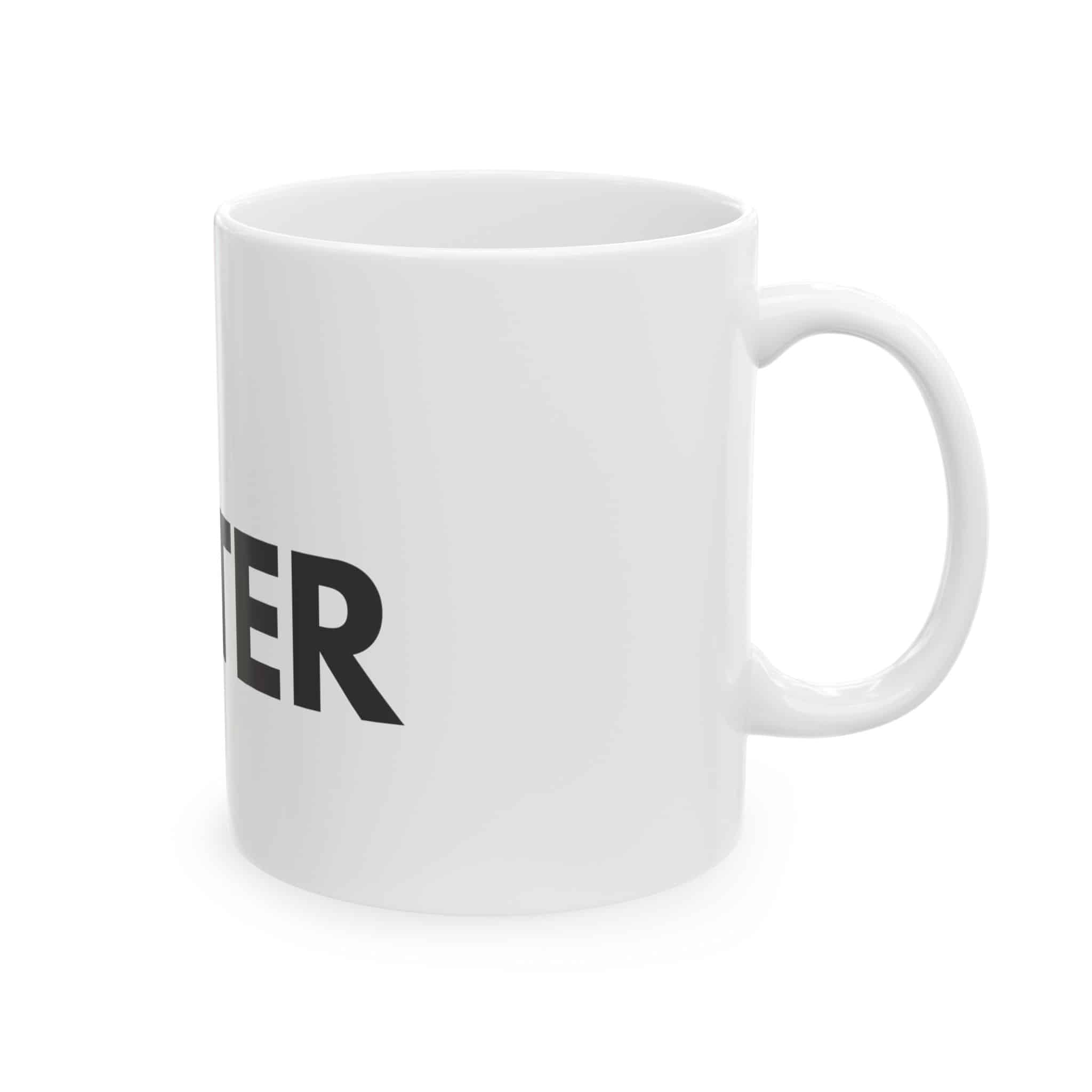 11oz Ceramic Mug – "1% Better" Motivational Coffee Cup for Men, Fitness & Growth - Image 4