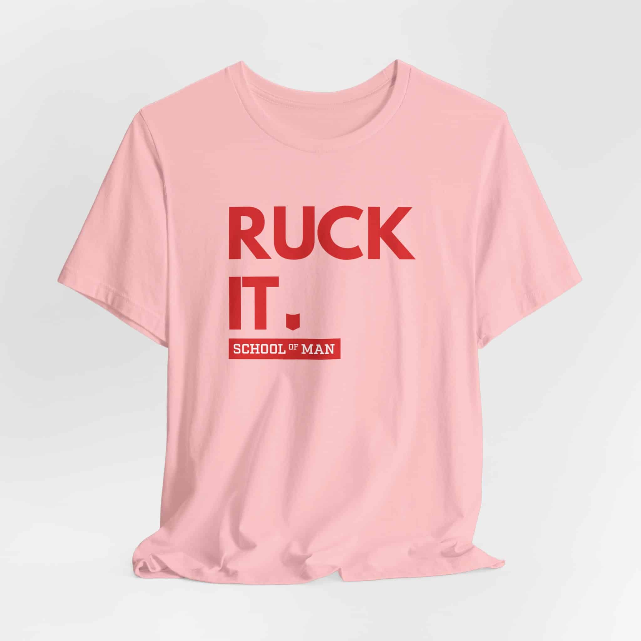 Ruck It School of Man T-Shirt | Military Rucking Fitness Tee - Image 48