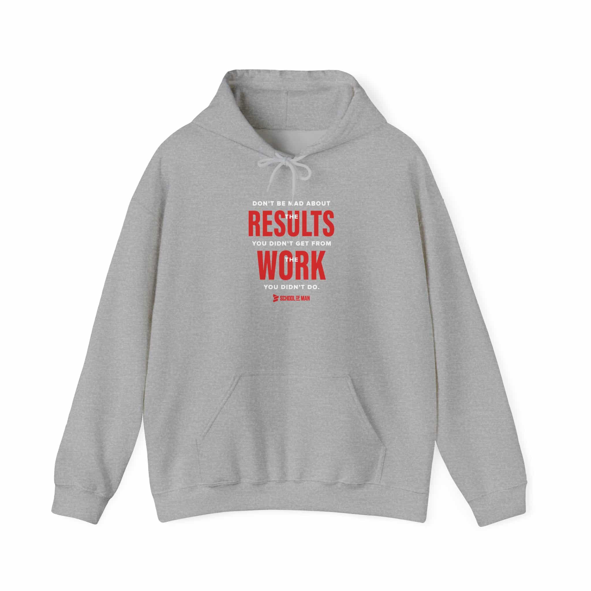Results Over Excuses Hoodie — Motivational Work Quote Pullover - Image 7