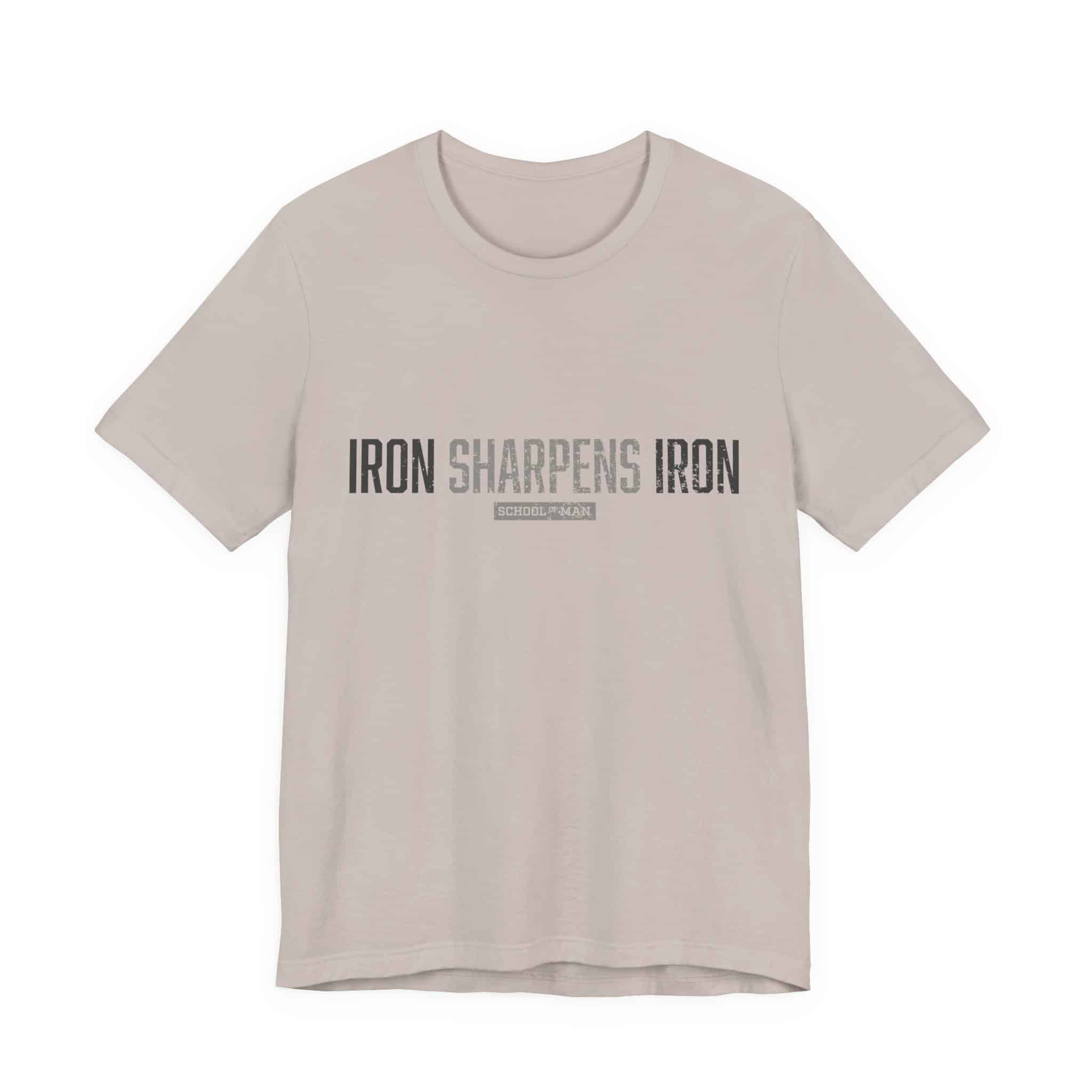 Iron Sharpens Iron T-Shirt | As One Man Sharpens Another, Faith-Based Tee - Image 17