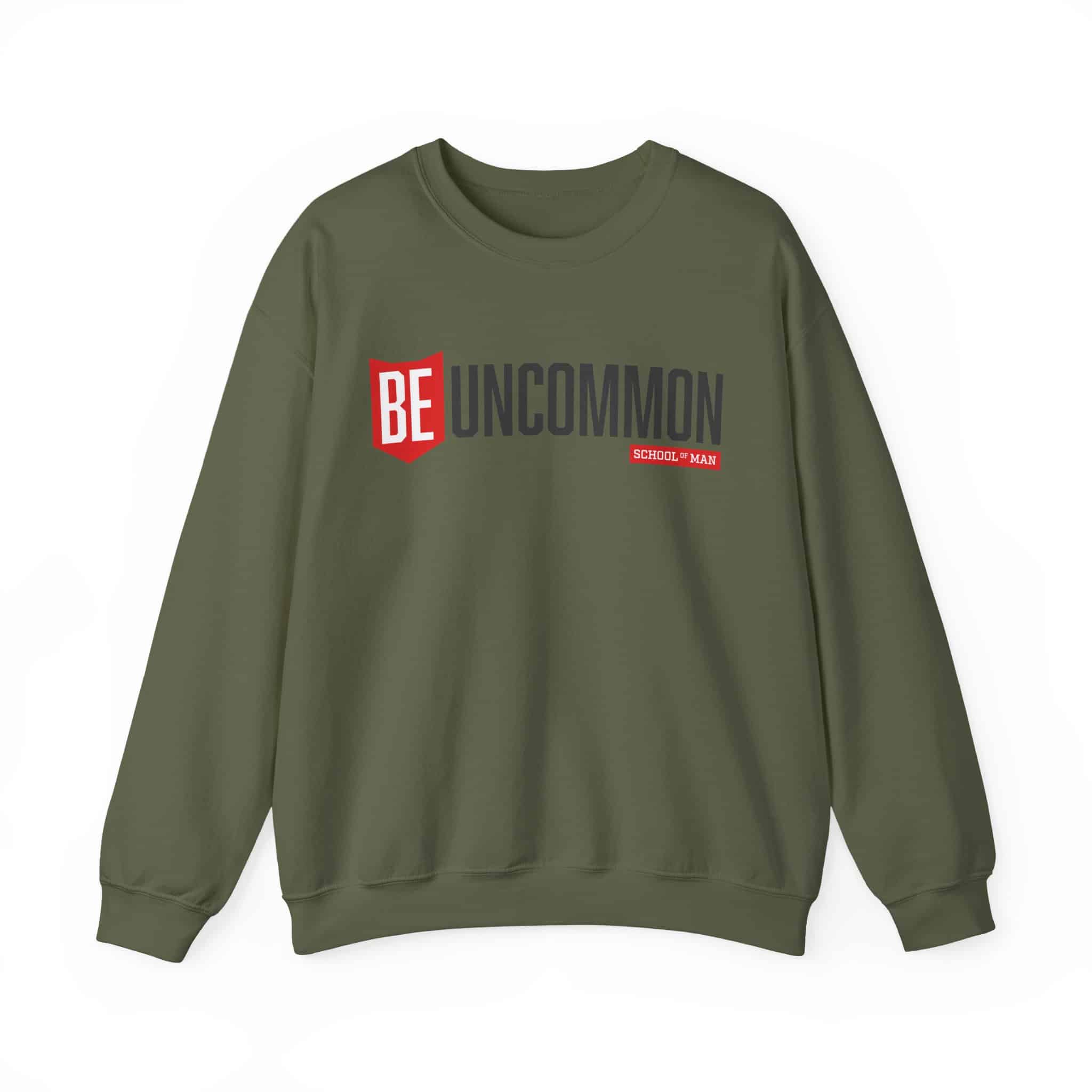 Be Uncommon Crewneck Sweatshirt – Motivational Graphic Sweatshirt - Image 25