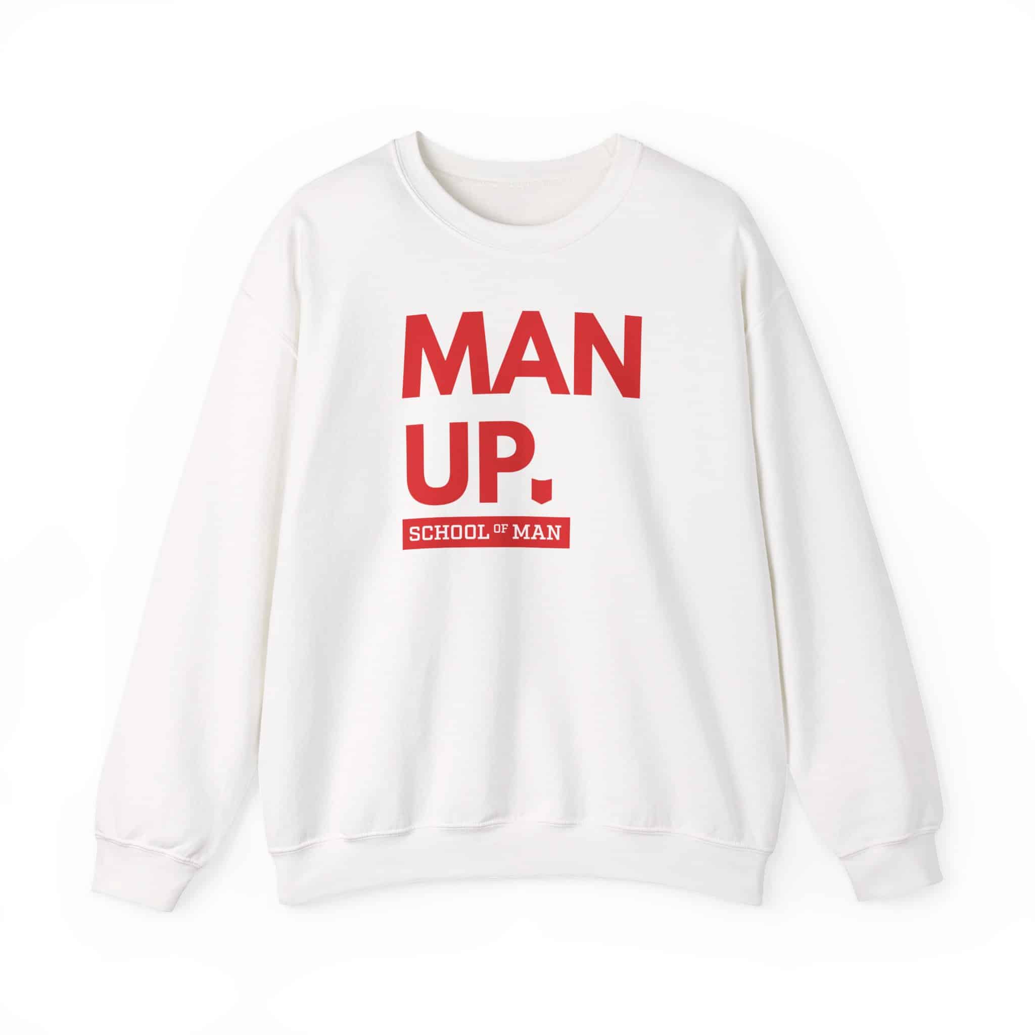 Man Up Crewneck Sweatshirt – School of Man Graphic Pullover