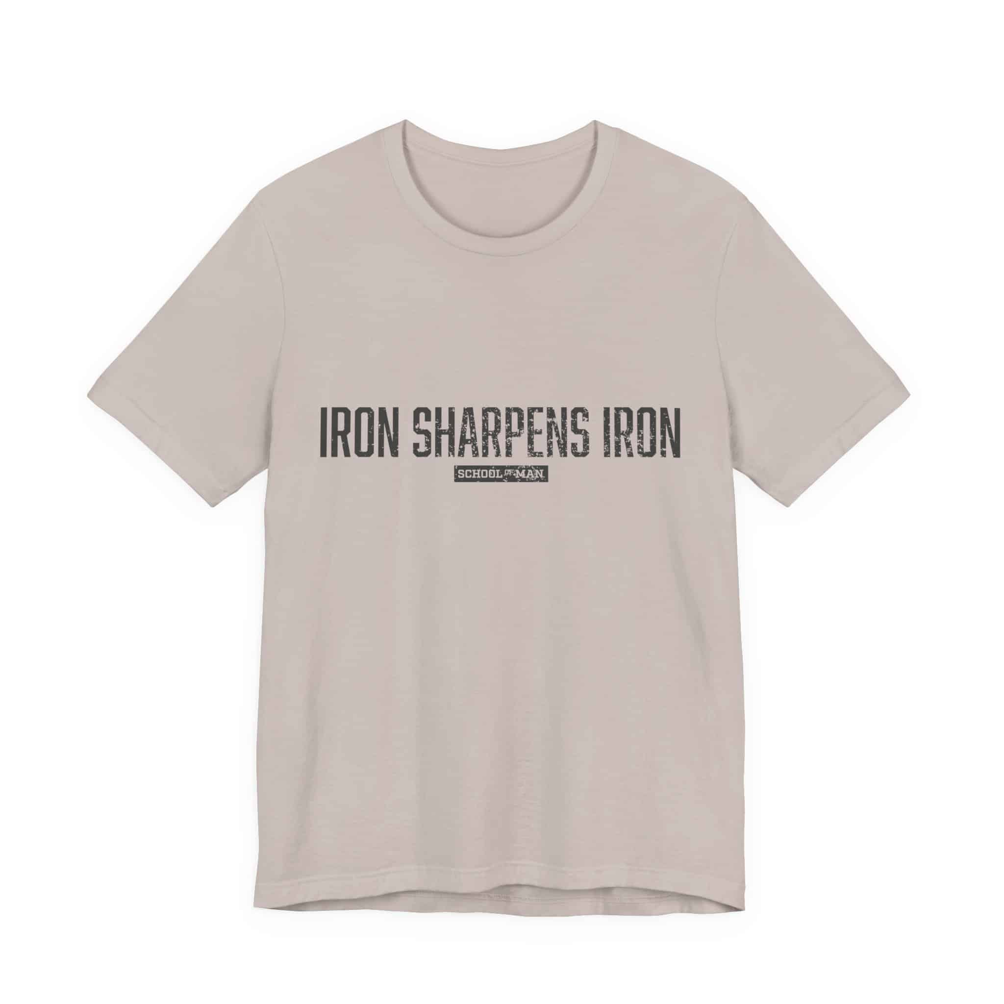 Iron Sharpens Iron tee | 'As One Man Sharpens Another' motivational shirt - Image 21