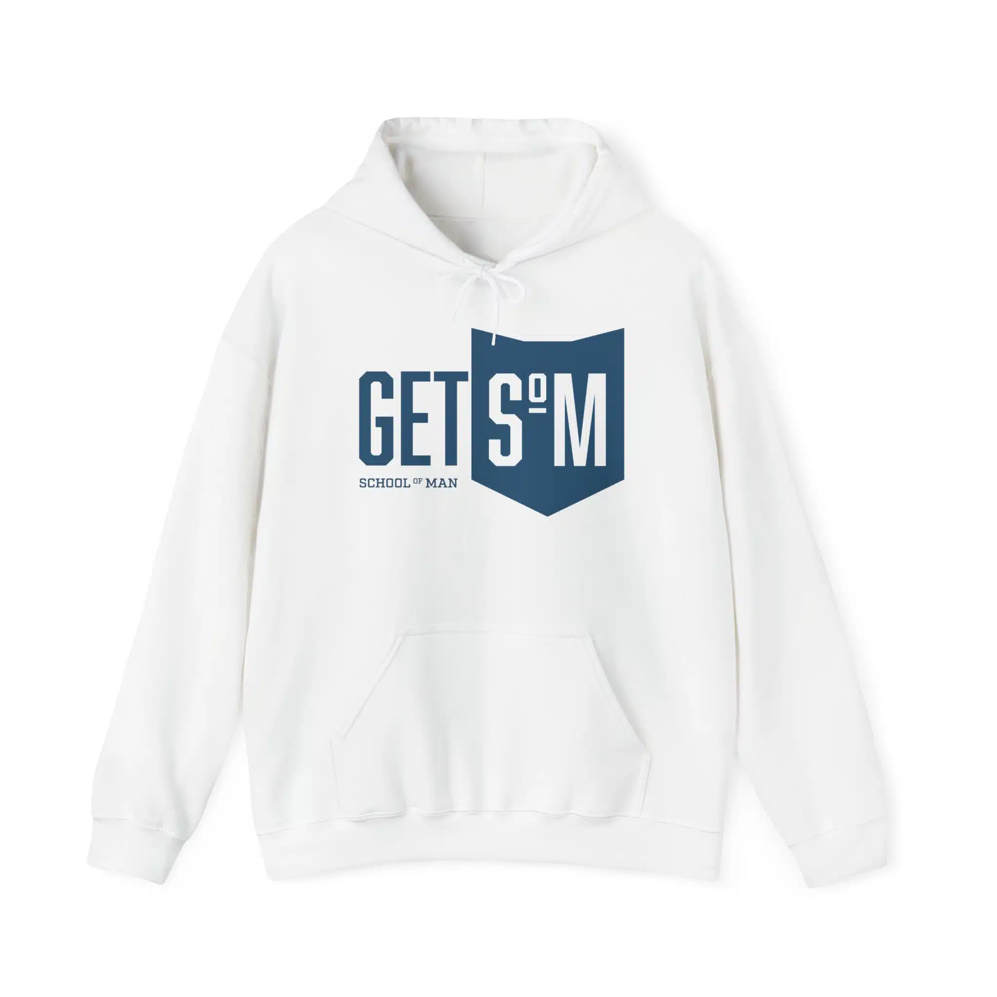 GET S*M Shield Hoodie — School of the Man Logo Pullover