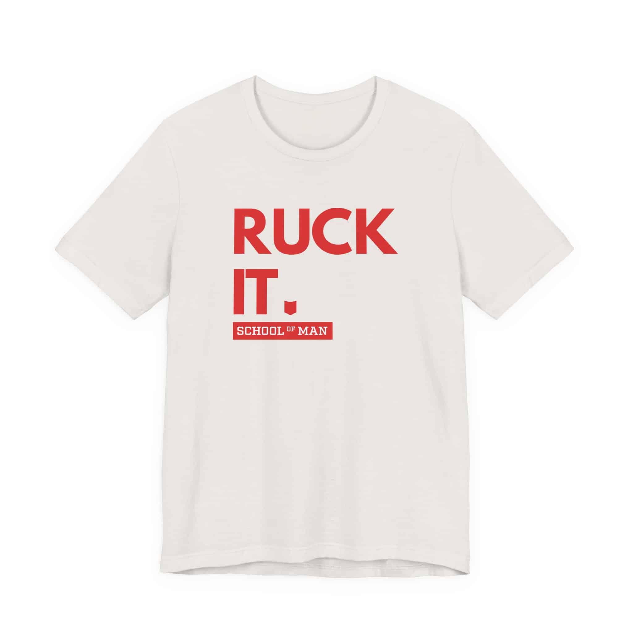 Ruck It School of Man T-Shirt | Military Rucking Fitness Tee - Image 9