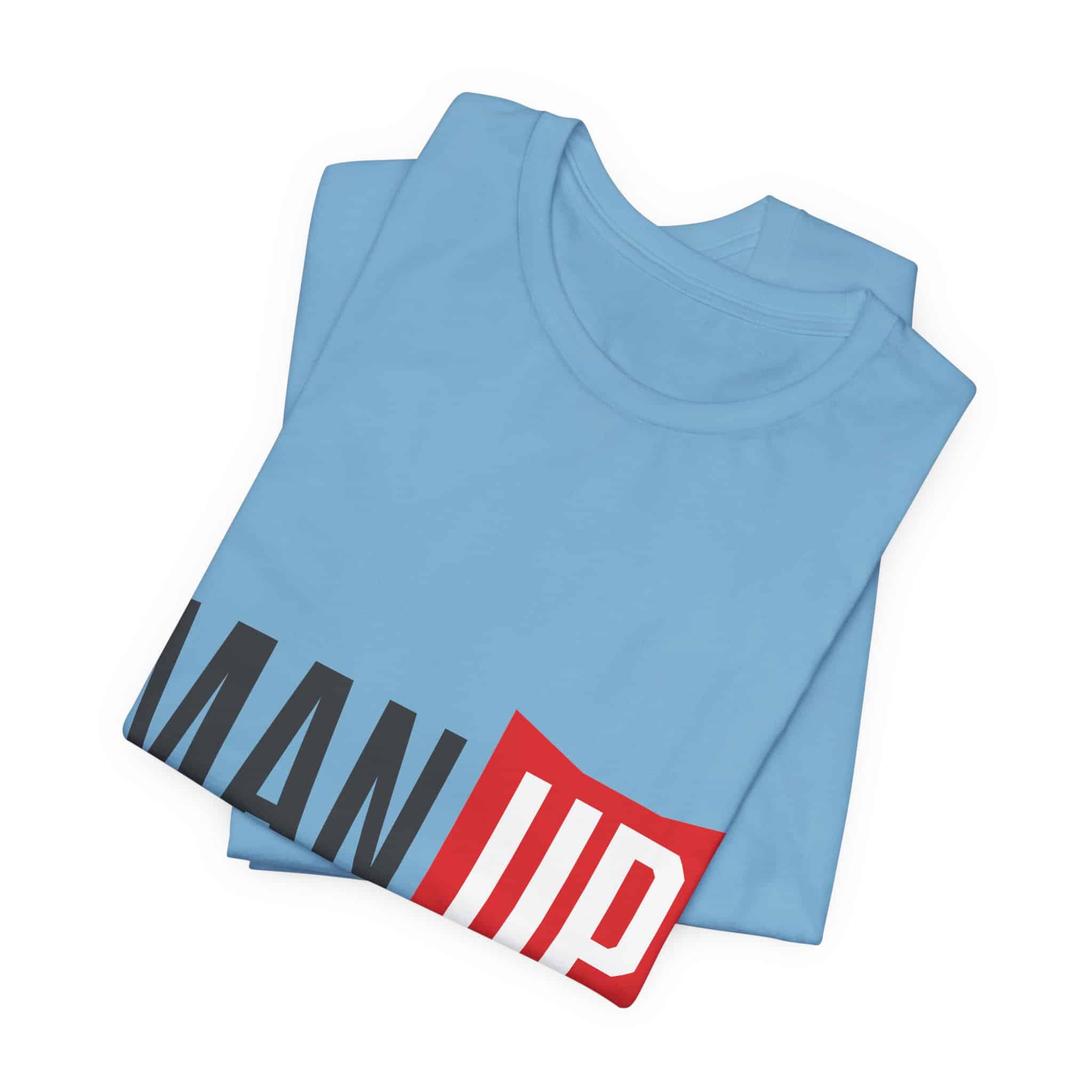 Man Up Shield logo T-Shirt | School of Man graphic tee - Image 42