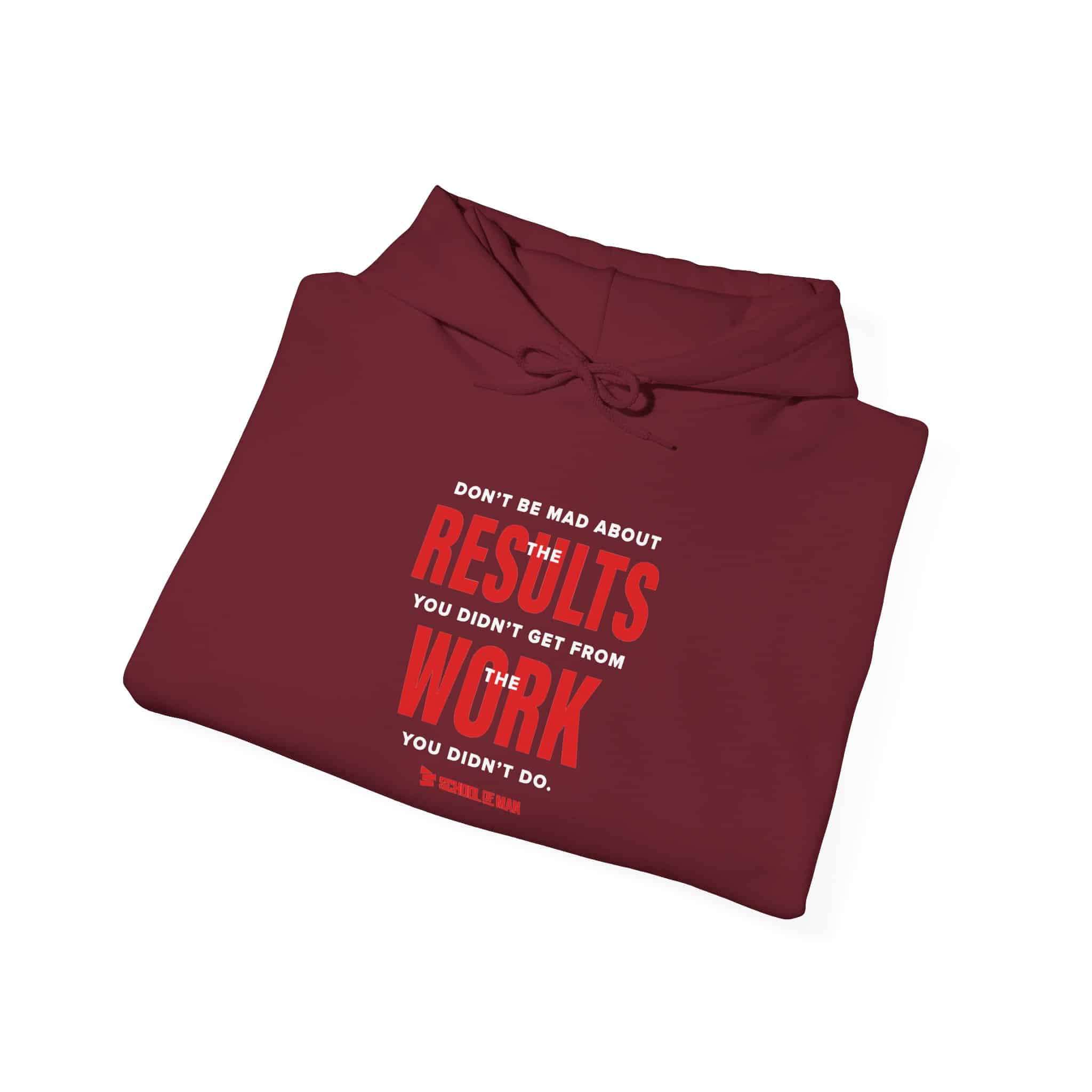 Results Over Excuses Hoodie — Motivational Work Quote Pullover - Image 28