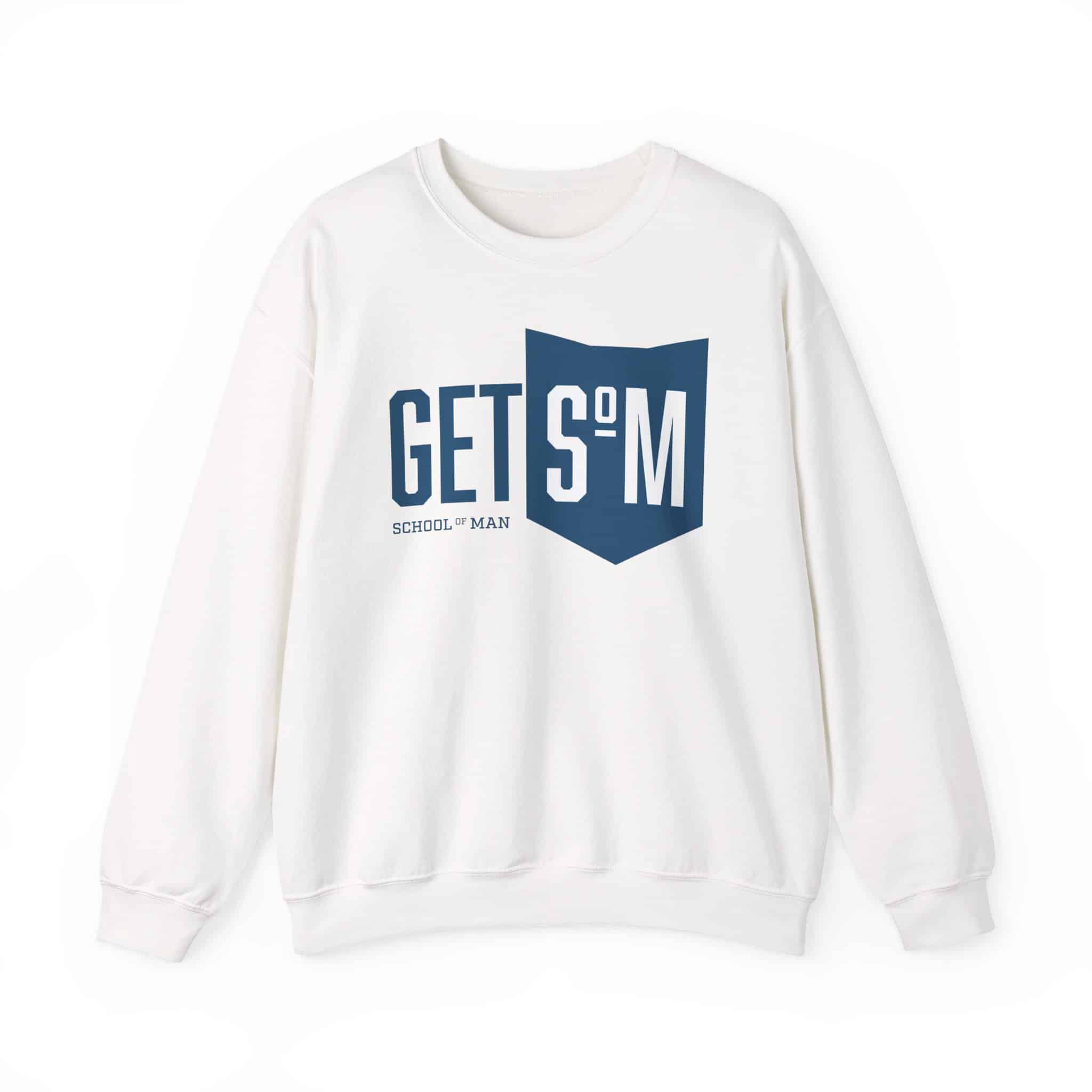Get S&M Shield Crewneck Sweatshirt — School of Man Graphic Pullover