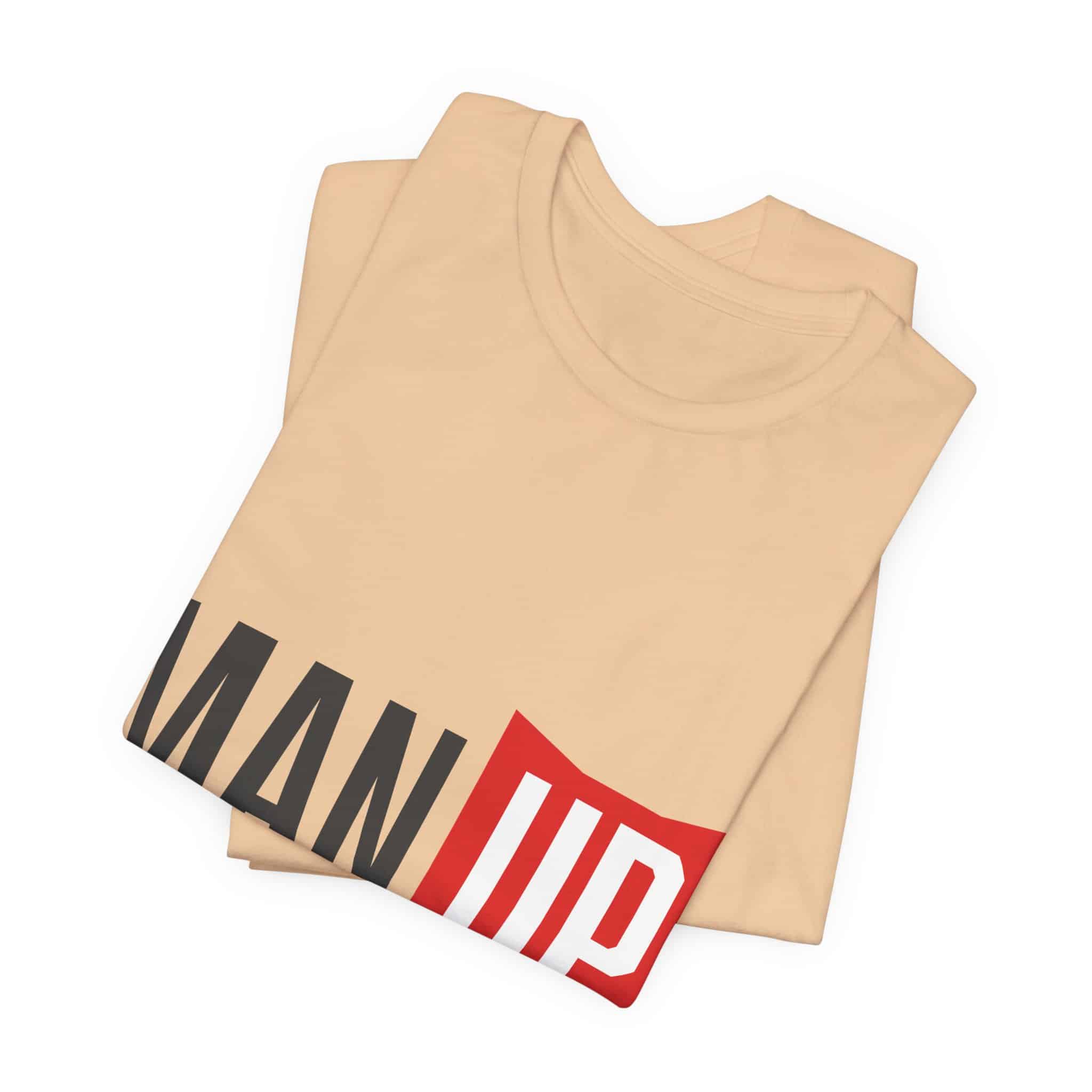 Man Up Shield logo T-Shirt | School of Man graphic tee - Image 14