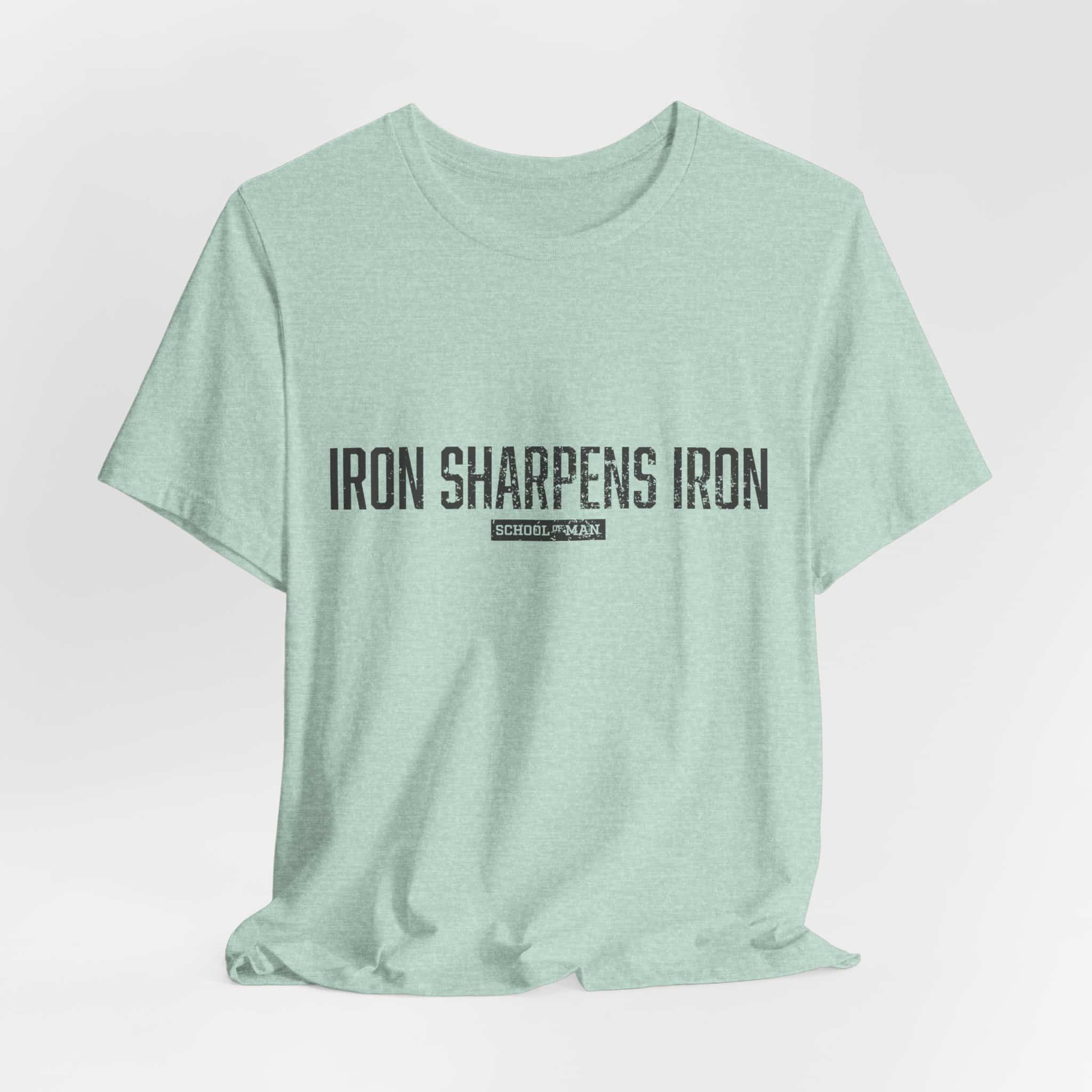 Iron Sharpens Iron tee | 'As One Man Sharpens Another' motivational shirt - Image 32