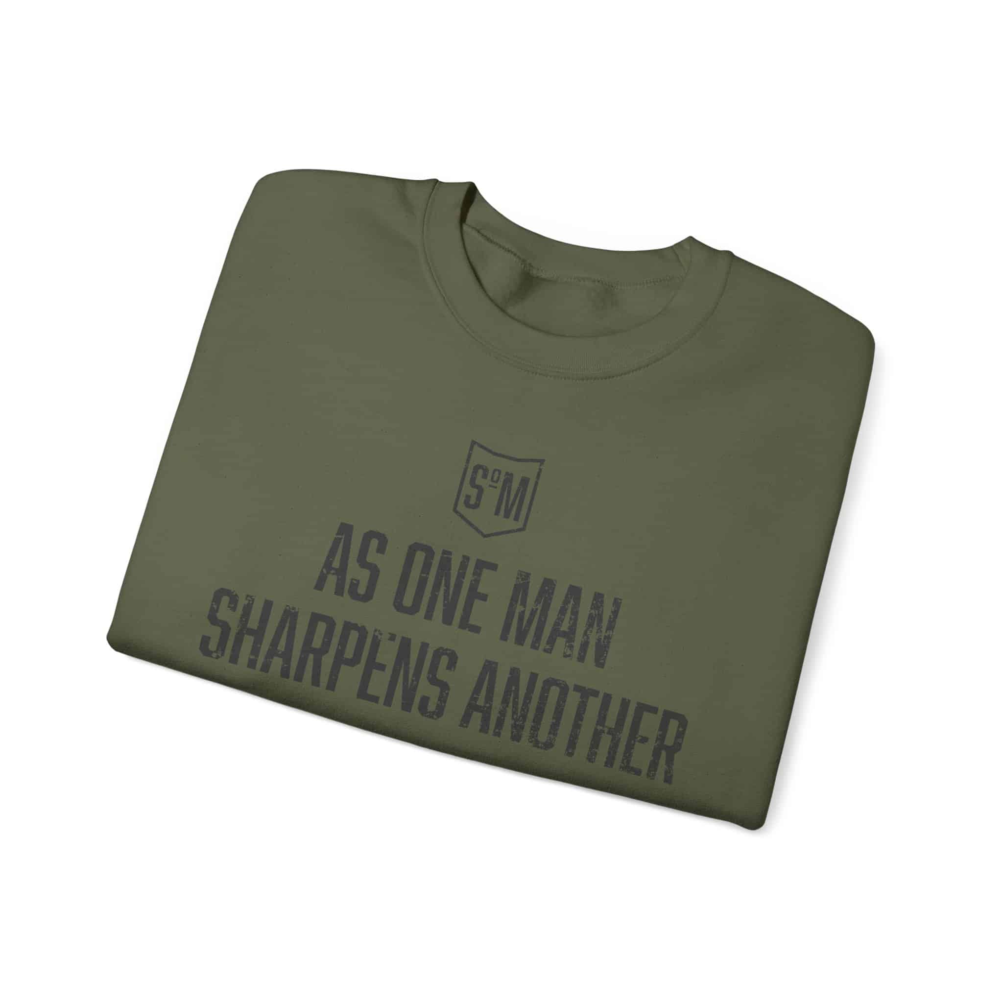 As One Man Sharpens Another Crewneck Sweatshirt - Image 21